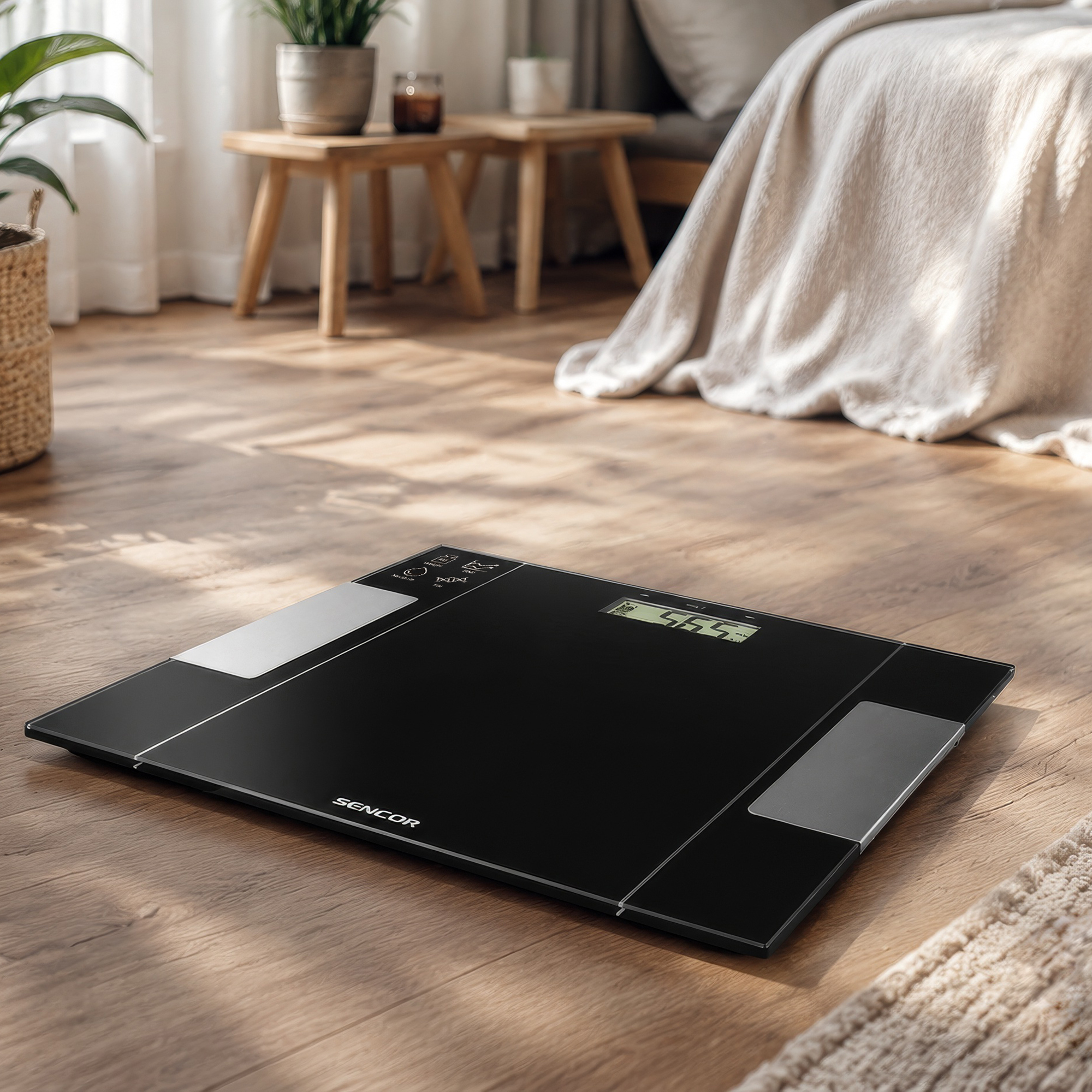 Sencor SBS 5050BK személyi fitnesz mérleg bmi-méréssel