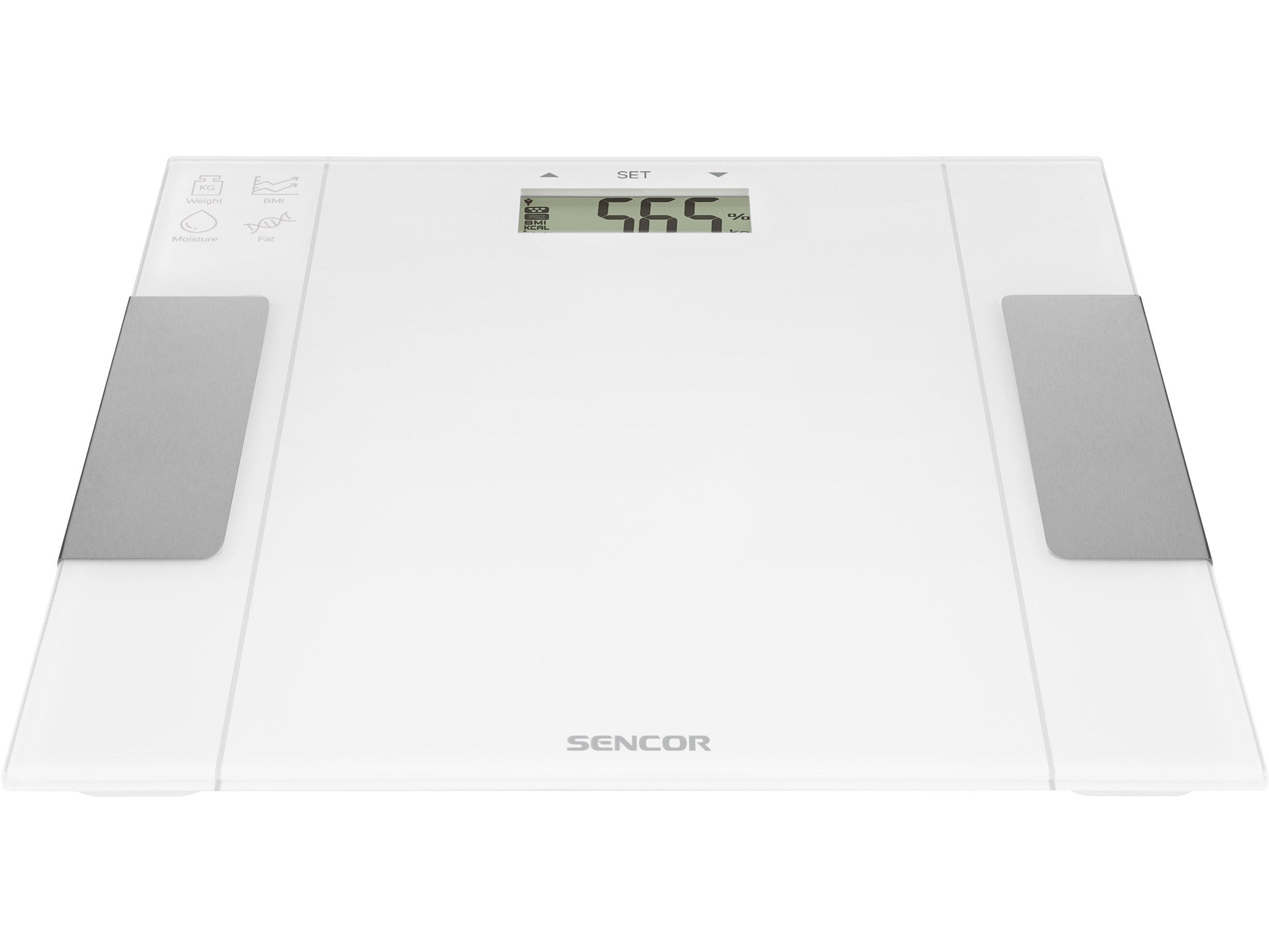Sencor digitálna osobná váha s meraním bmi SBS 5051WH
