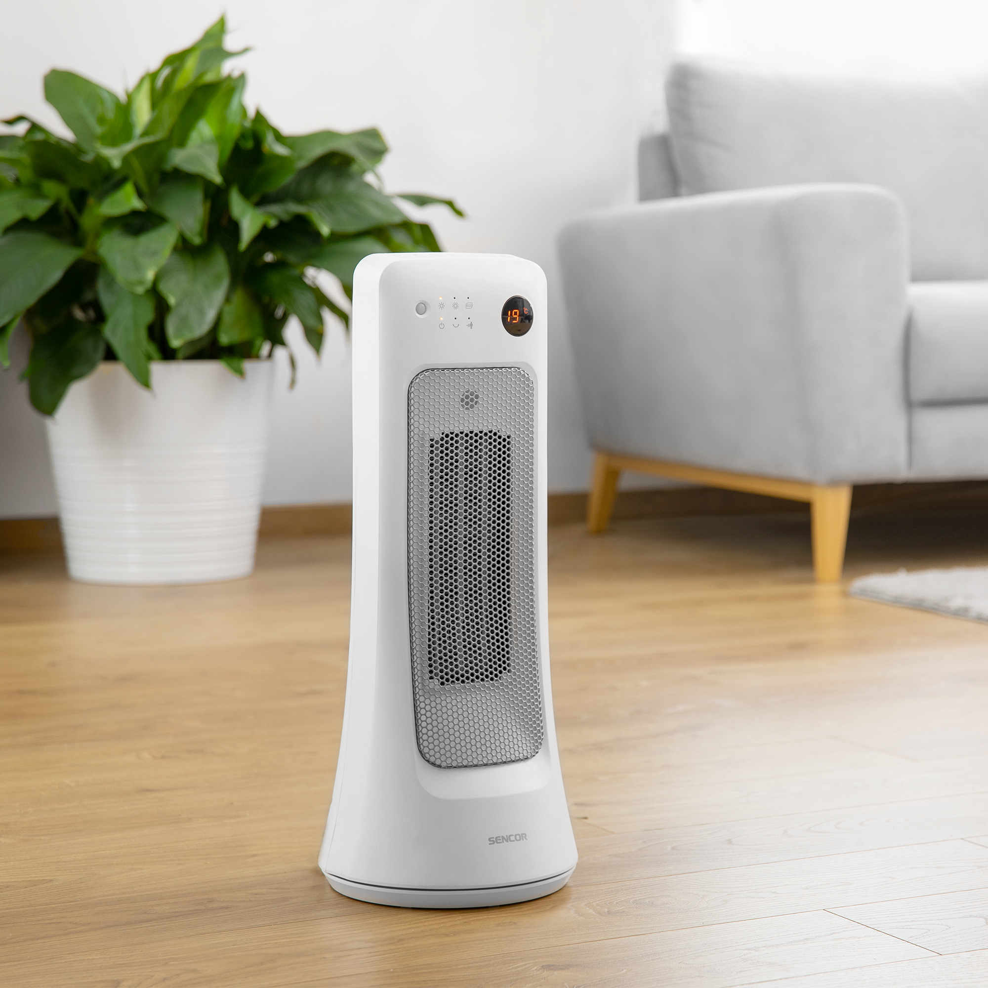 Sencor termowentylator ceramiczny z czujnikiem body sensor SFH 8019WH