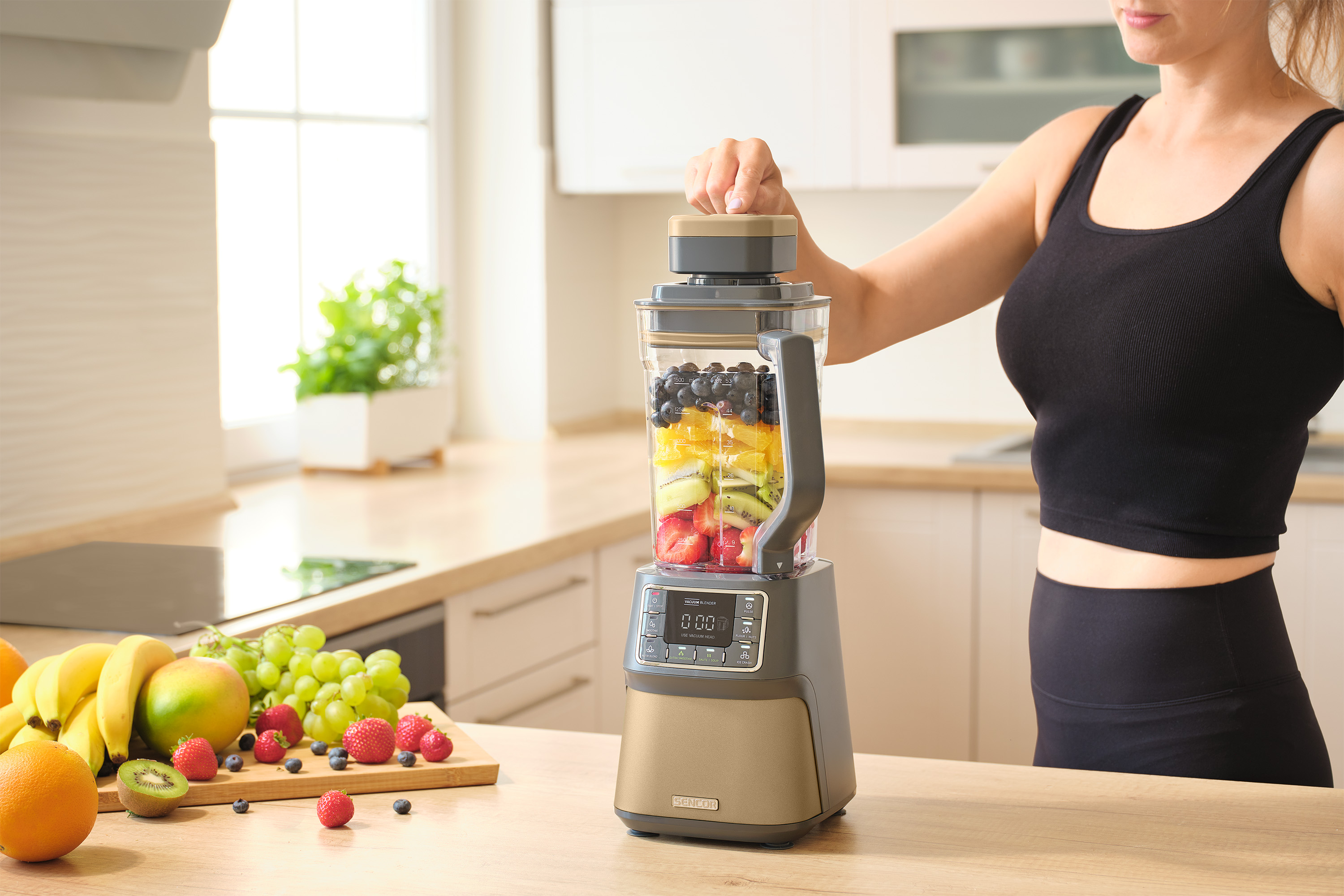 Sencor vákuový mixér s technológiou nutri smart SBU 7877CH VITAMIN +