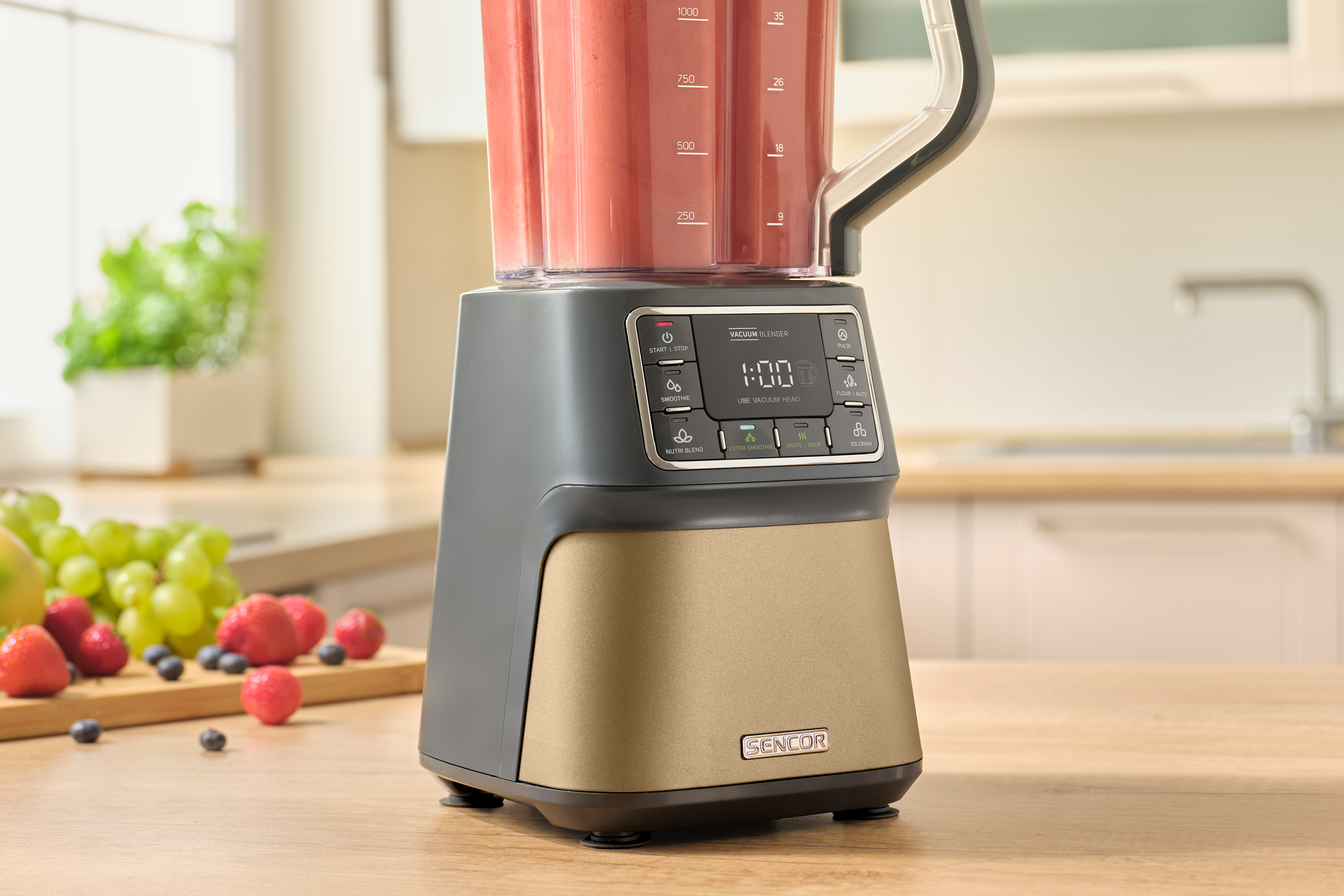Sencor vákuový mixér s technológiou nutri smart SBU 7877CH VITAMIN +