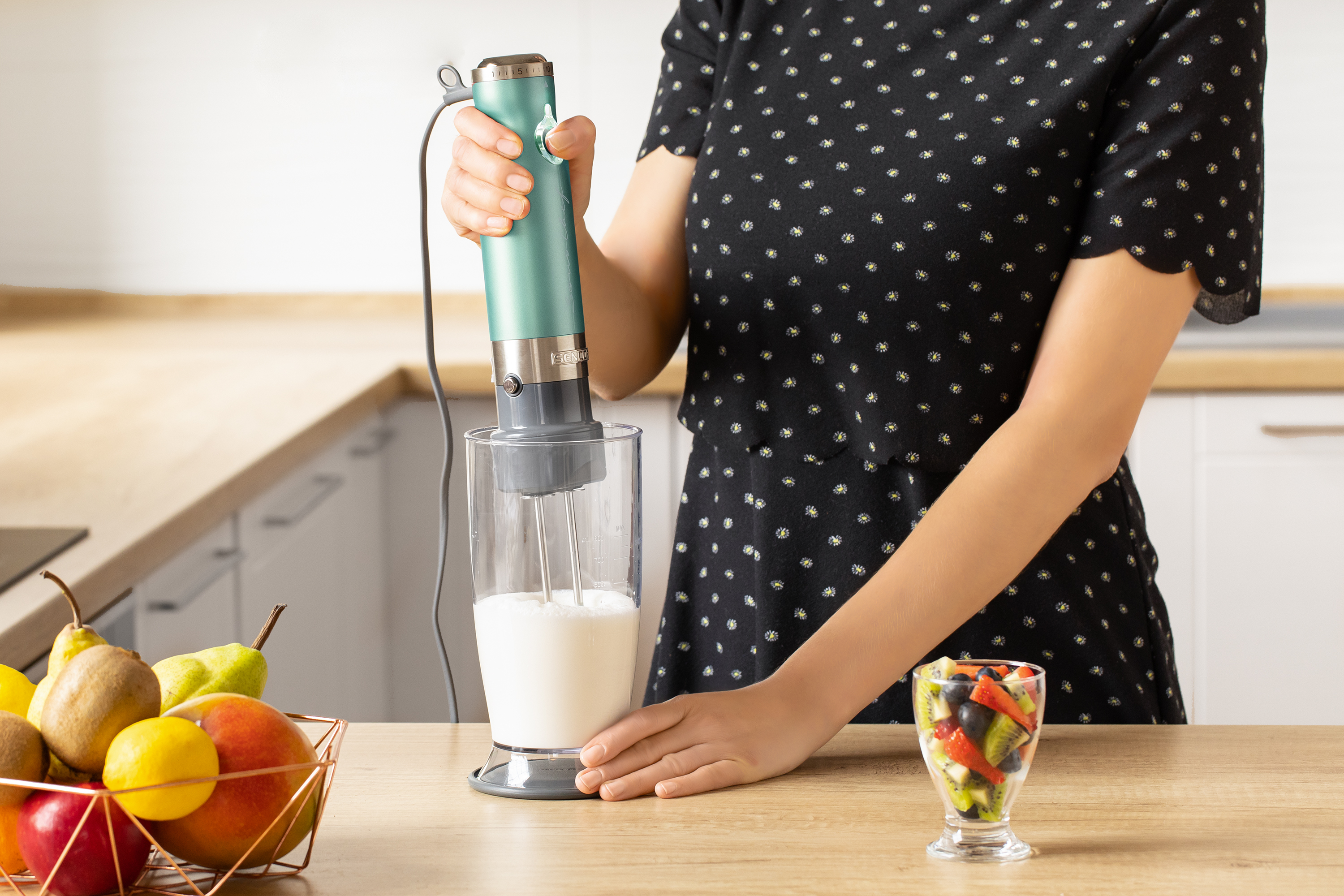 Sencor blender ręczny z 20 poziomami prędkości SHB 5601GR-EUE3