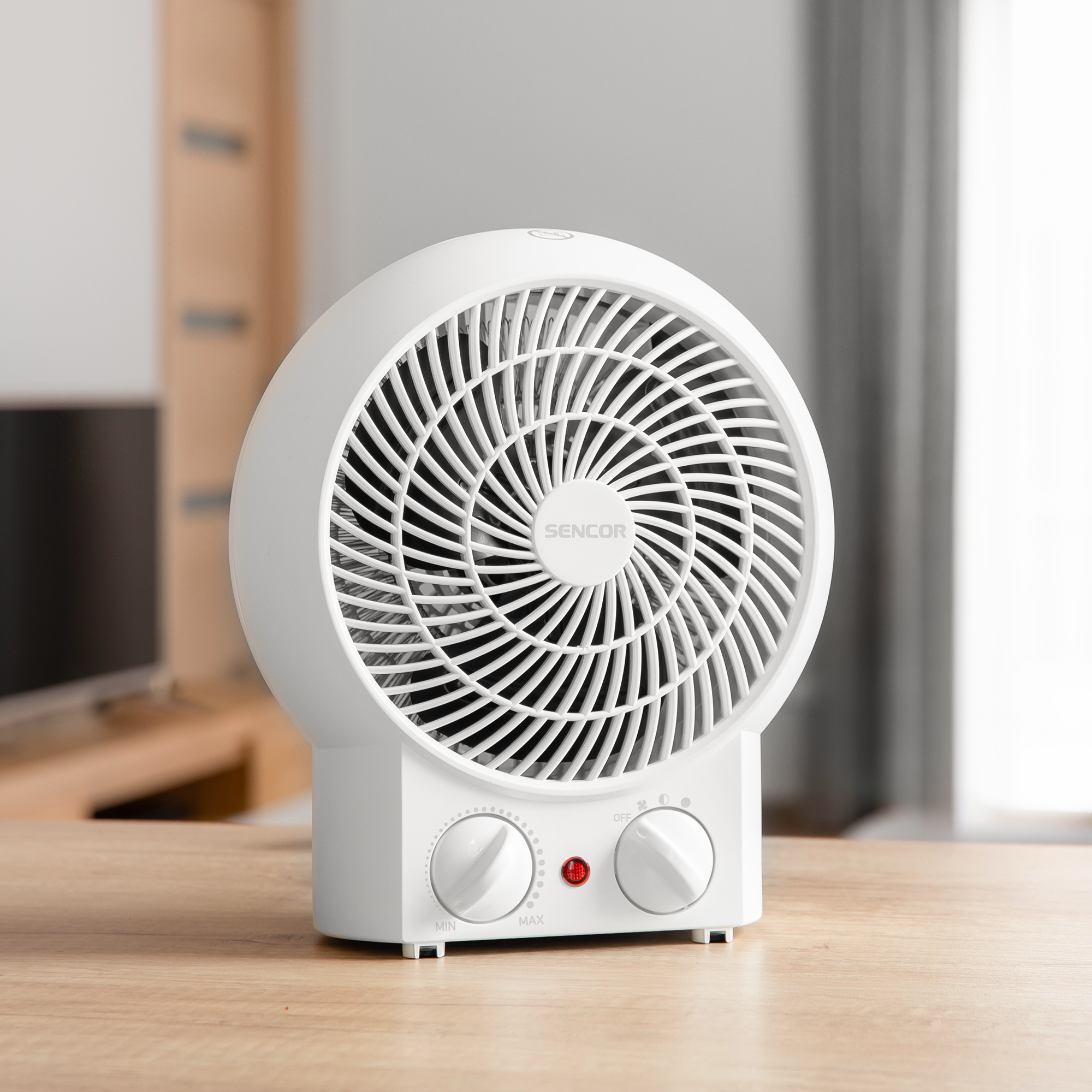 Sencor biały termowentylator z funkcją zimnego nawiewu SFH 7020WH