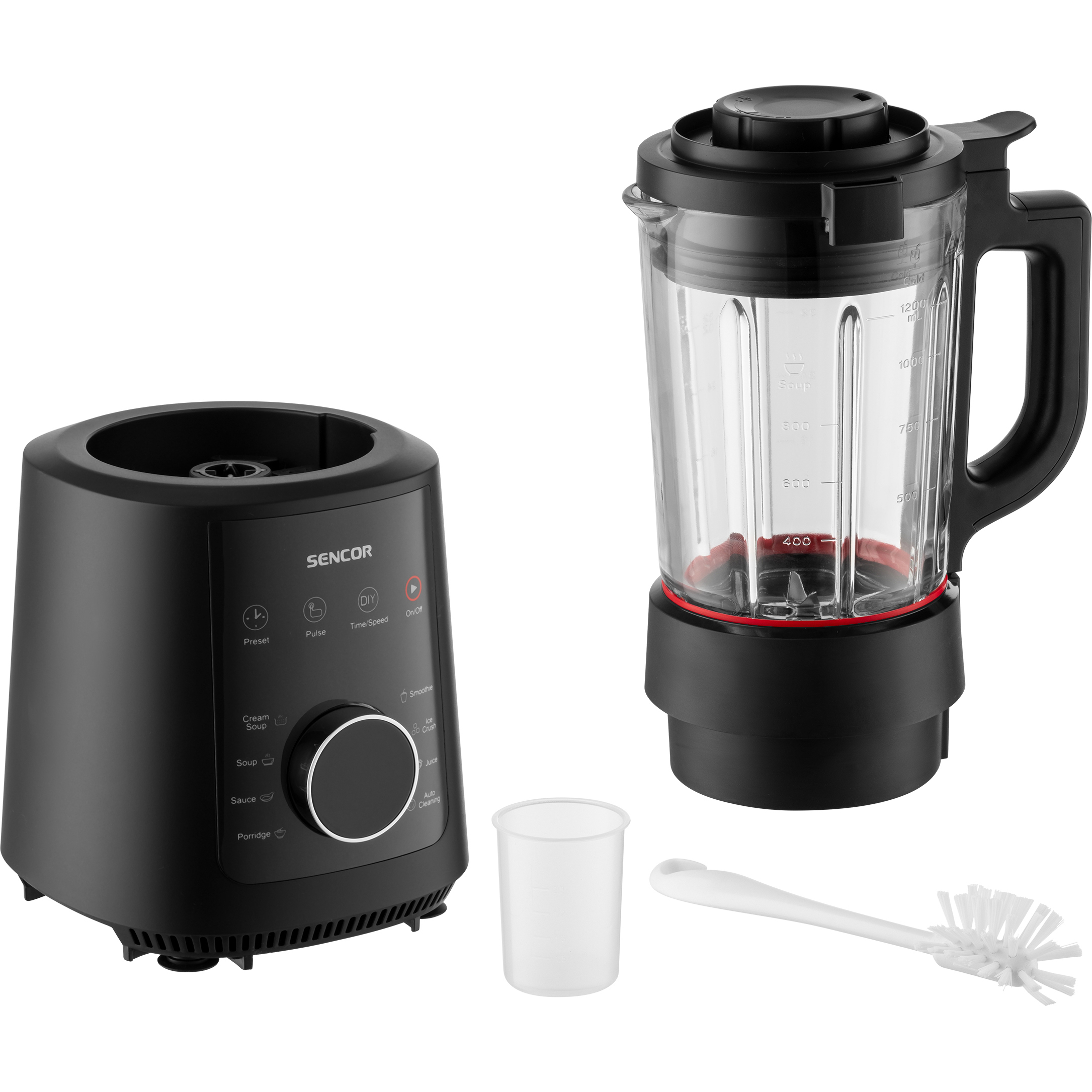 Sencor blender kielichowy do zup 2w1 SBU 0510BK, zawartość opakowania