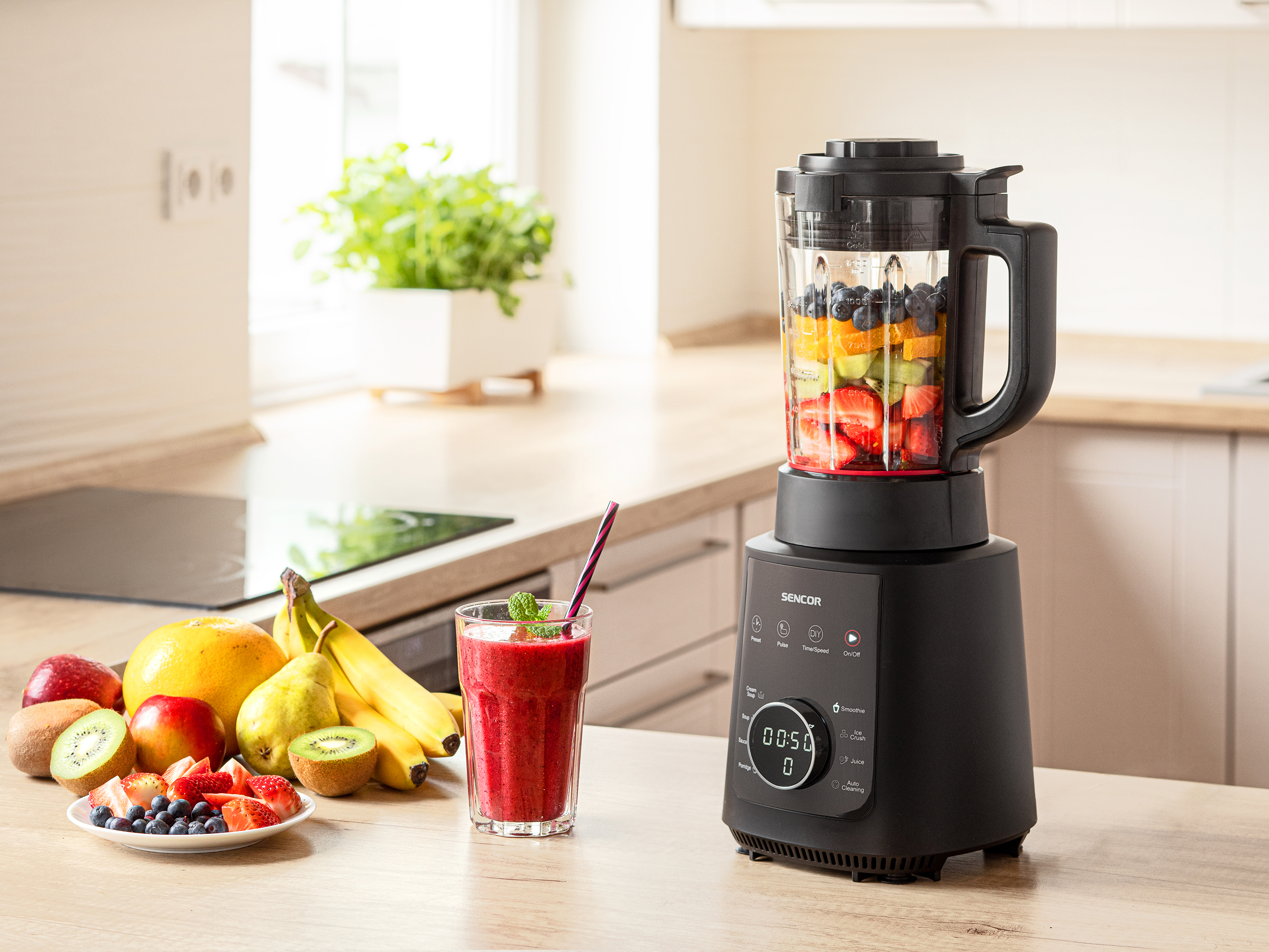 Sencor blender kielichowy do zup 2w1 SBU 0510BK