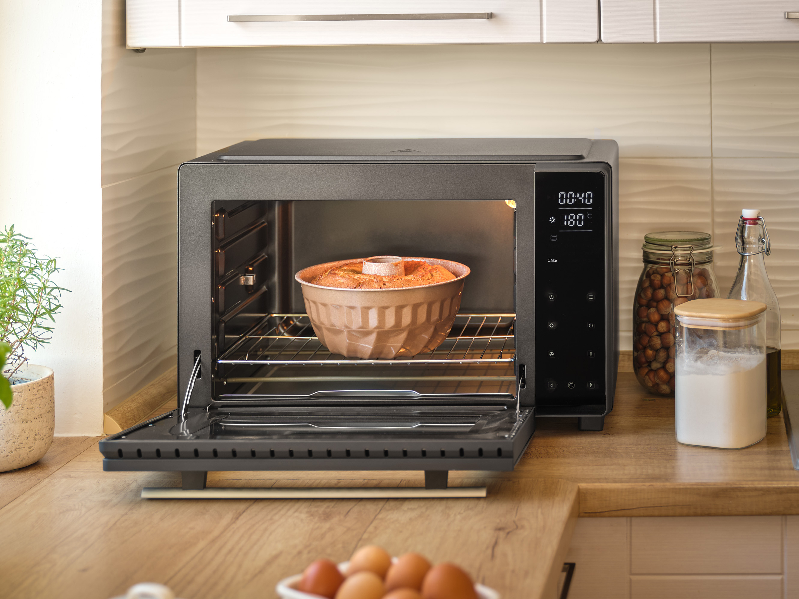 Sencor cyfrowy piekarnik konwekcyjny z grillem SEO 3250BK
