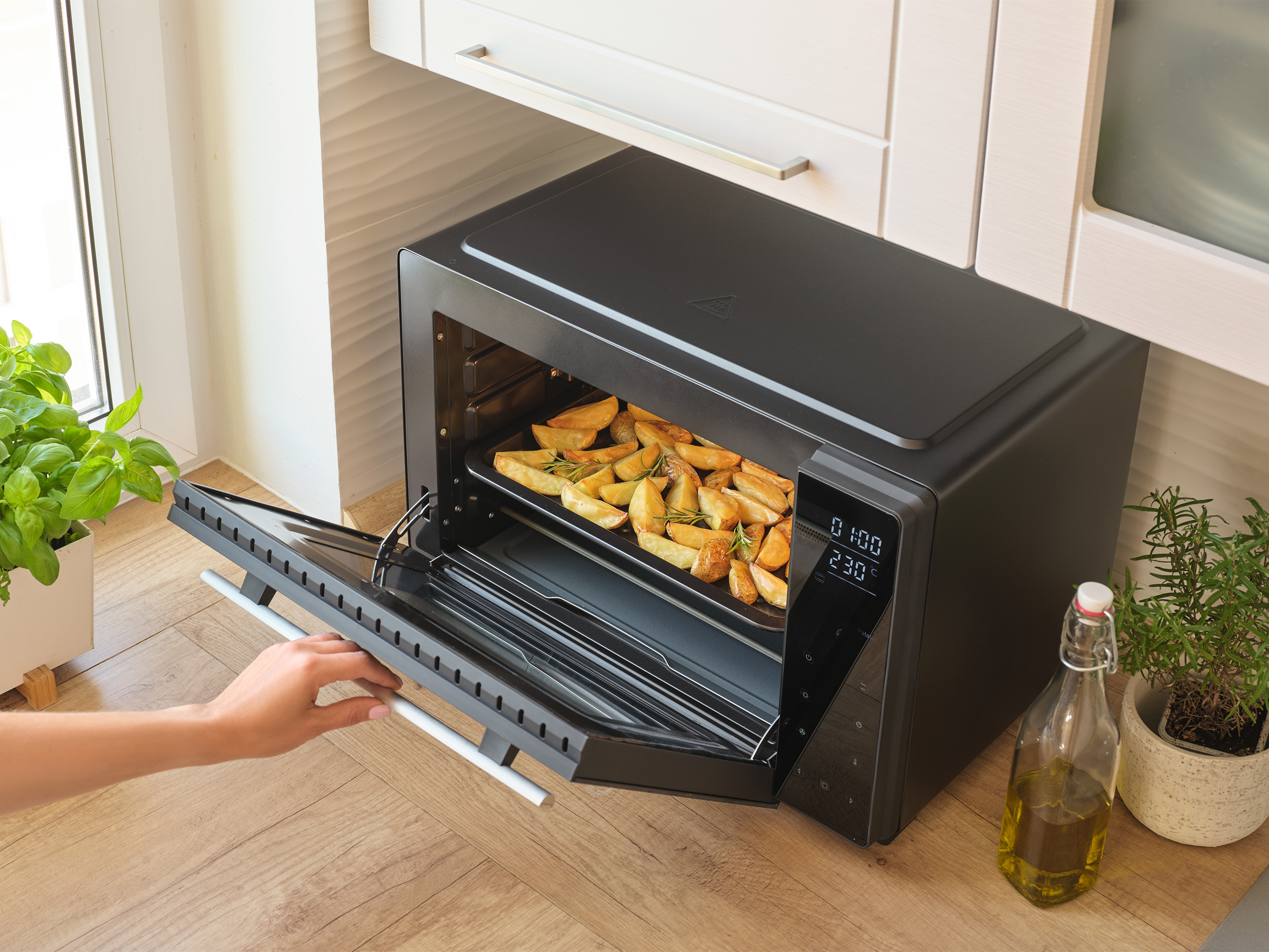 Sencor cyfrowy piekarnik konwekcyjny z grillem SEO 3250BK