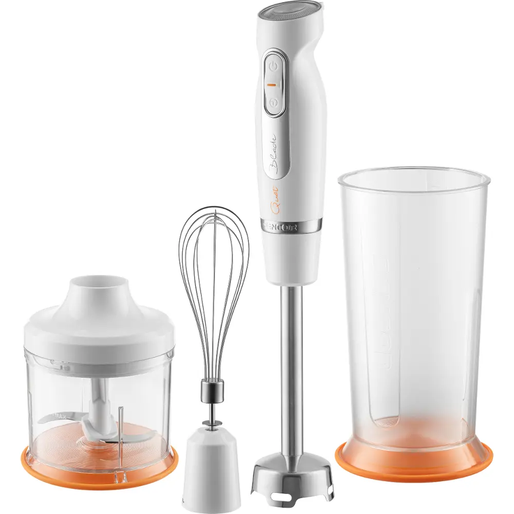 Sencor blender ręczny z funkcją kruszenia lodu SHB 4378WH, zawartość opakowania