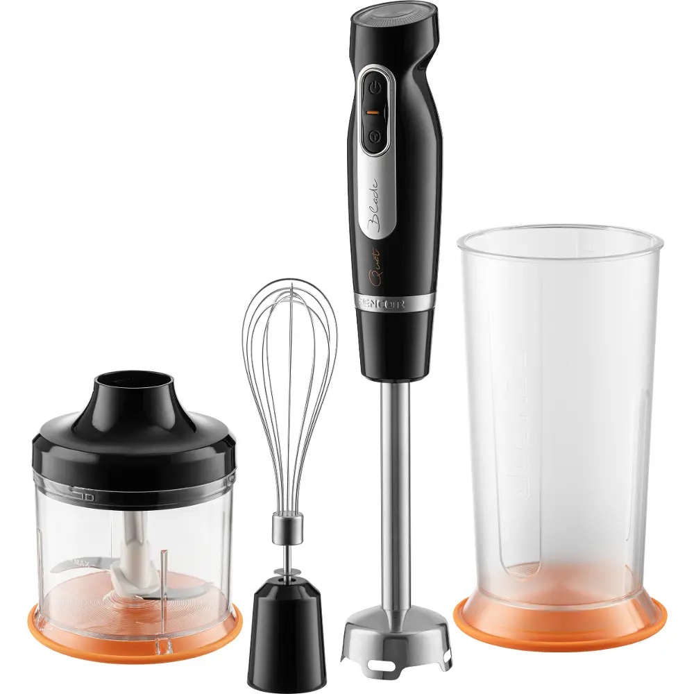 Sencor blender ręczny z funkcją kruszenia lodu SHB 4379BK, zawartość opakowania