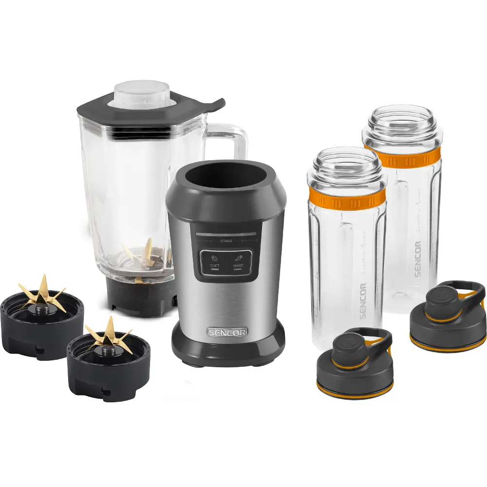 Sencor smoothie mixér so sklenenou nádobou SBL 7550SS, obsah balenia
