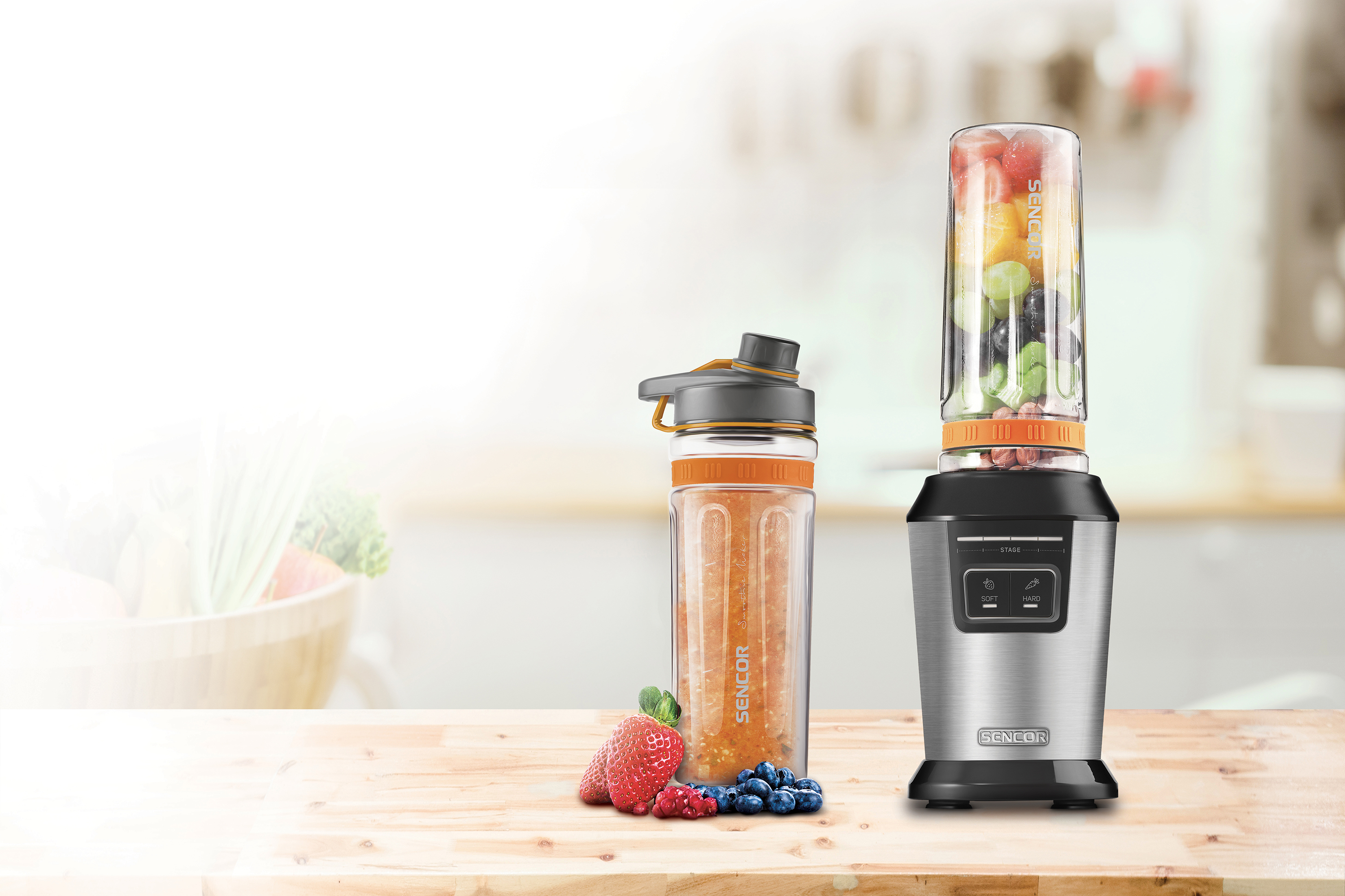 Sencor blender do smoothie ze szklanym kielichem SBL 7550SS