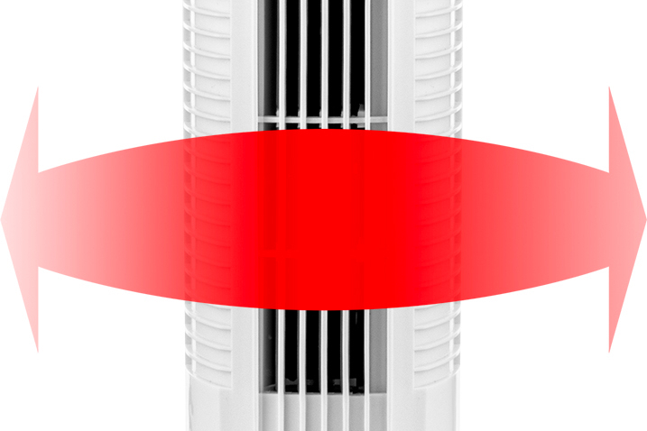 Sencor sloupový ventilátor s oscilací SFT 3107WH