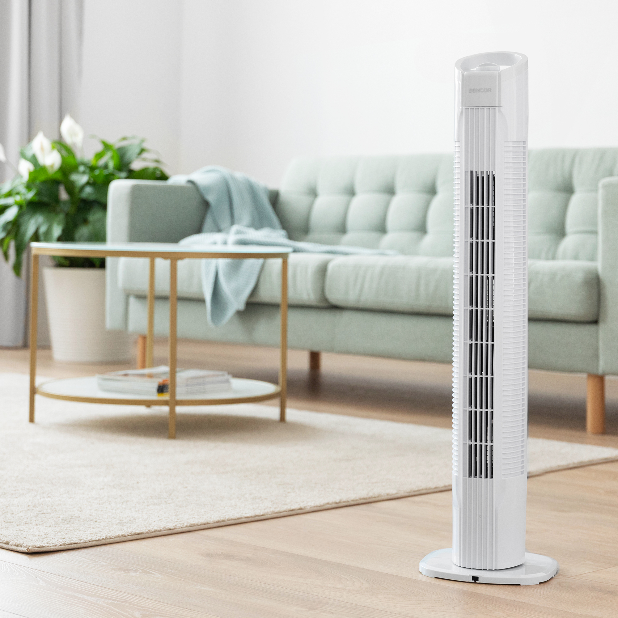 Sencor wentylator kolumnowy z oscylacją SFT 3107WH