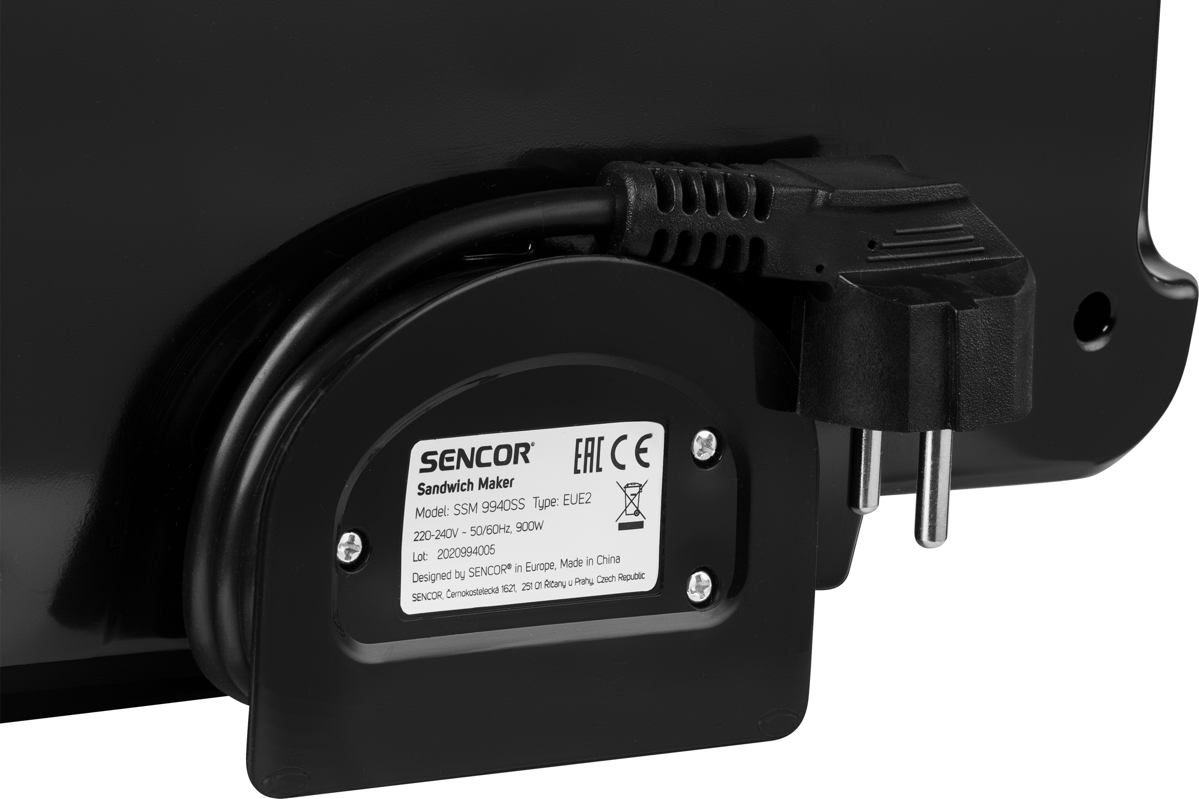 Sencor sendvičovač SSM 9978BK