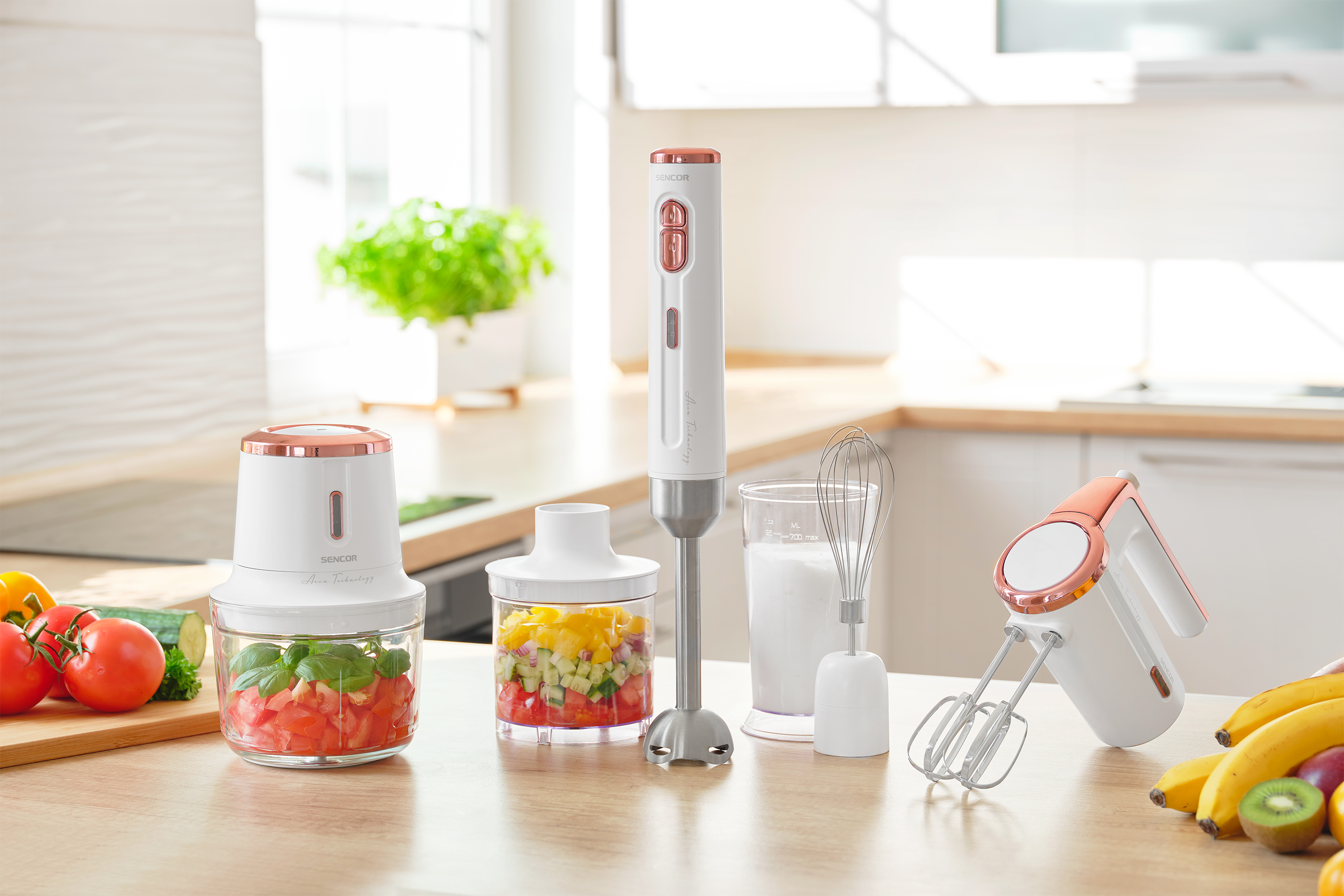 Sencor bezdrátový ruční šlehač s baterií li-ion SHM 9000WH