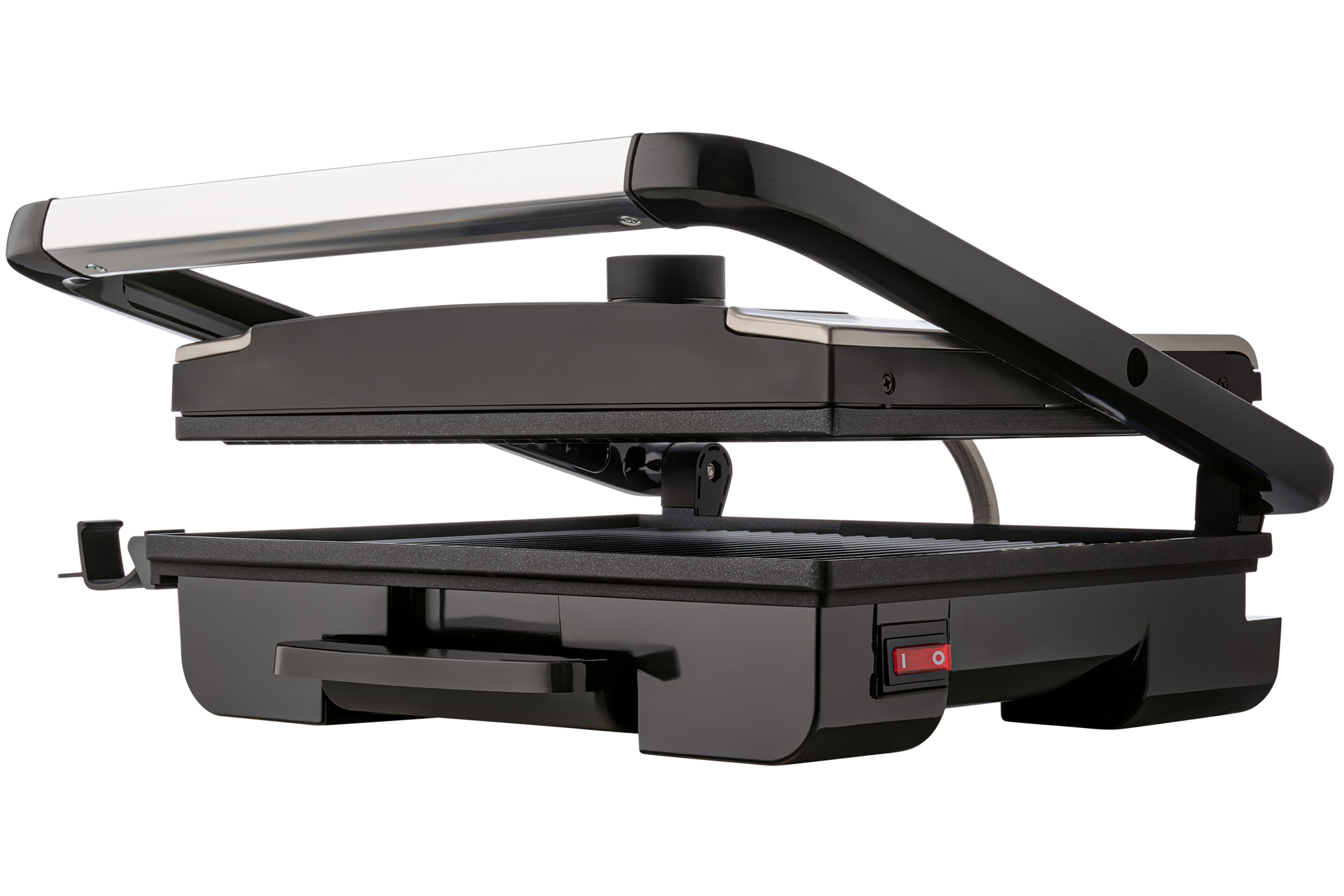 Sencor grill elektryczny kontaktowy z teflonem SBG 3710SS, zawartość opakowania