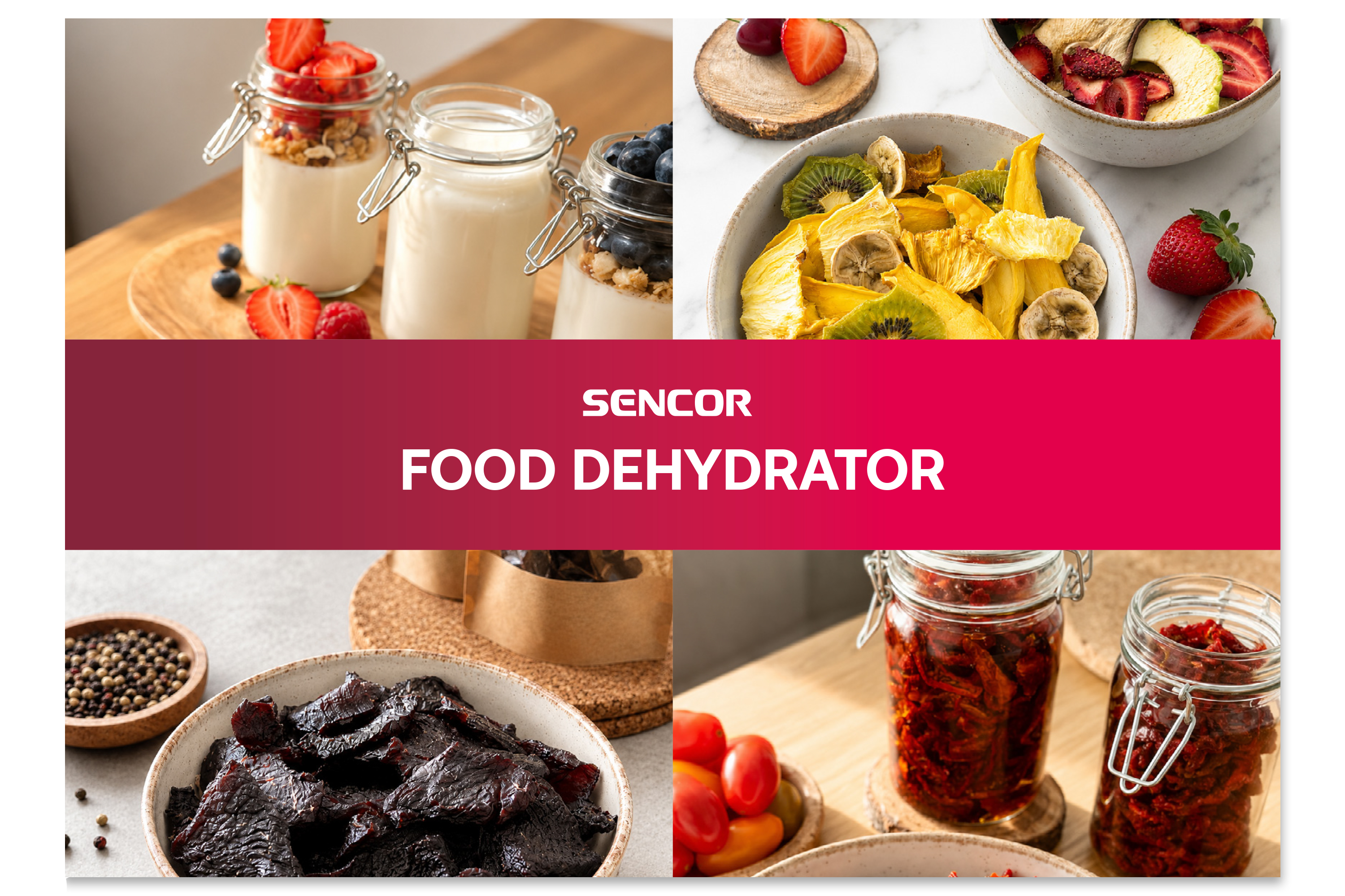 Sencor SFD 7750SS food dehydrator, Virtual Cookbook