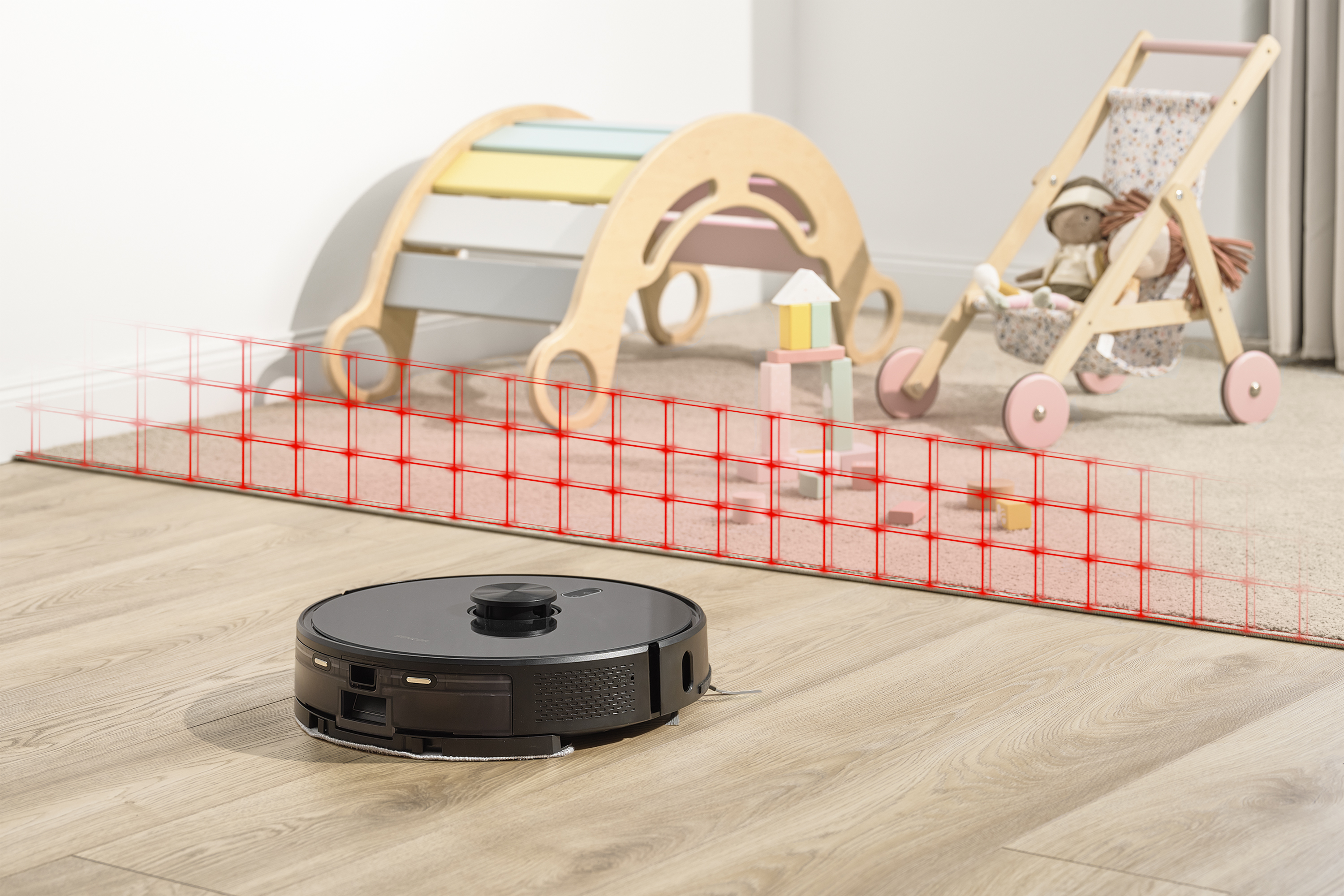 Sencor SRV 9120BK robotporszívó nedves mop funkcióval