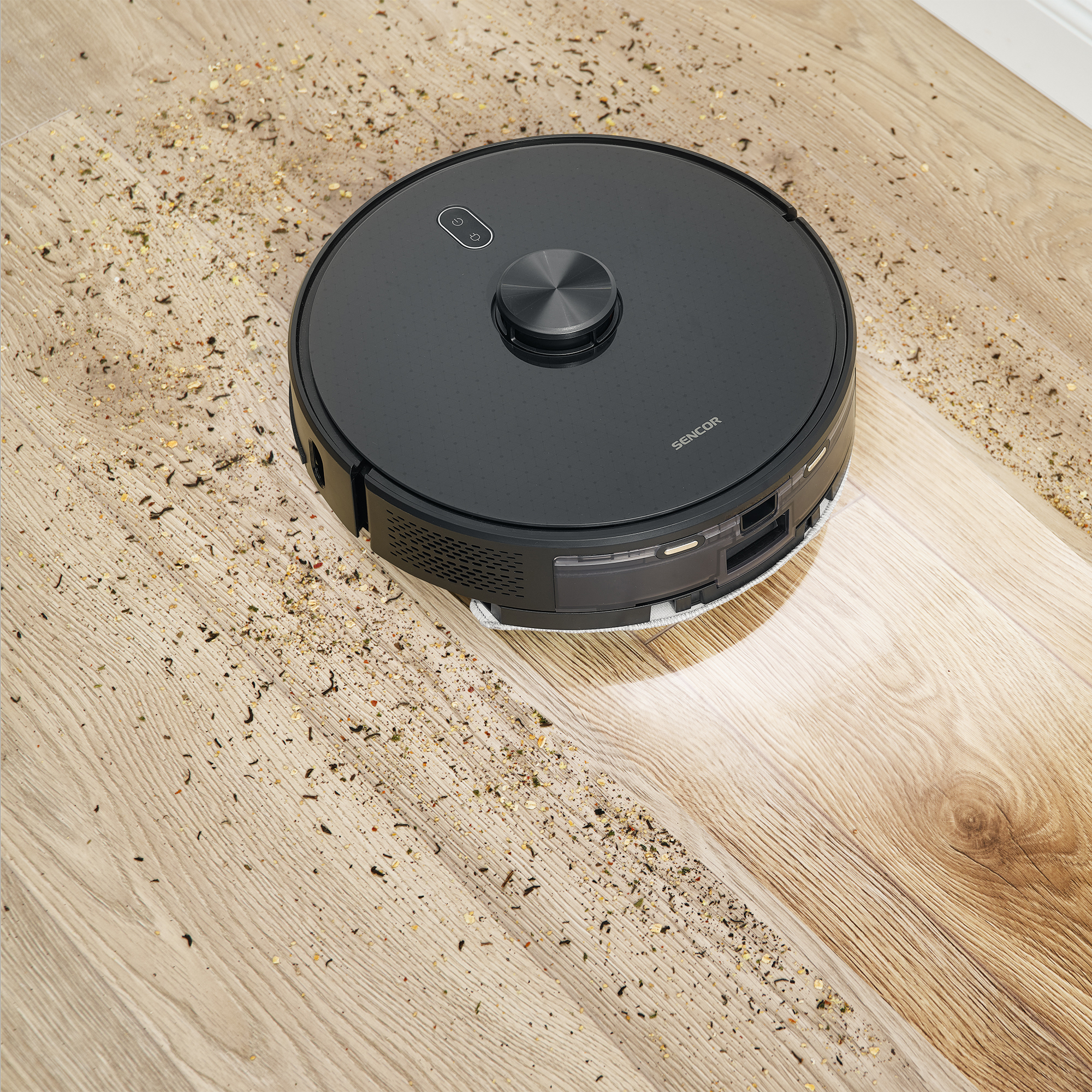 Sencor SRV 9120BK robotporszívó nedves mop funkcióval