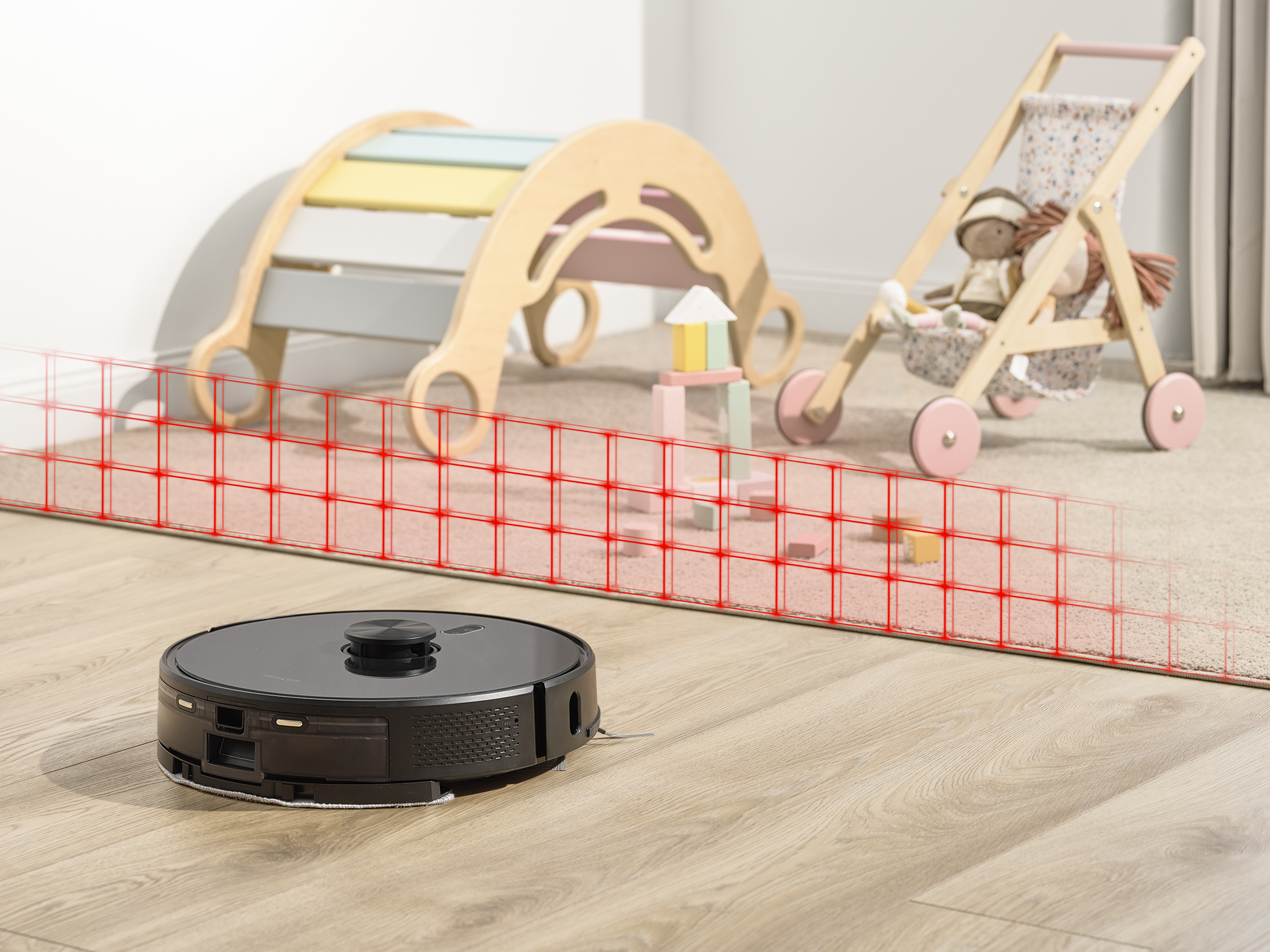 Sencor SRV 9185BK robotporszívó felmosó funkcióval