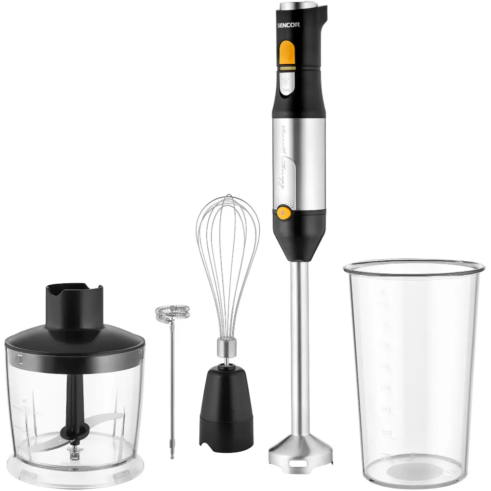 Sencor SHB 6302BK 4 az 1-ben botmixer, a csomag tartalma