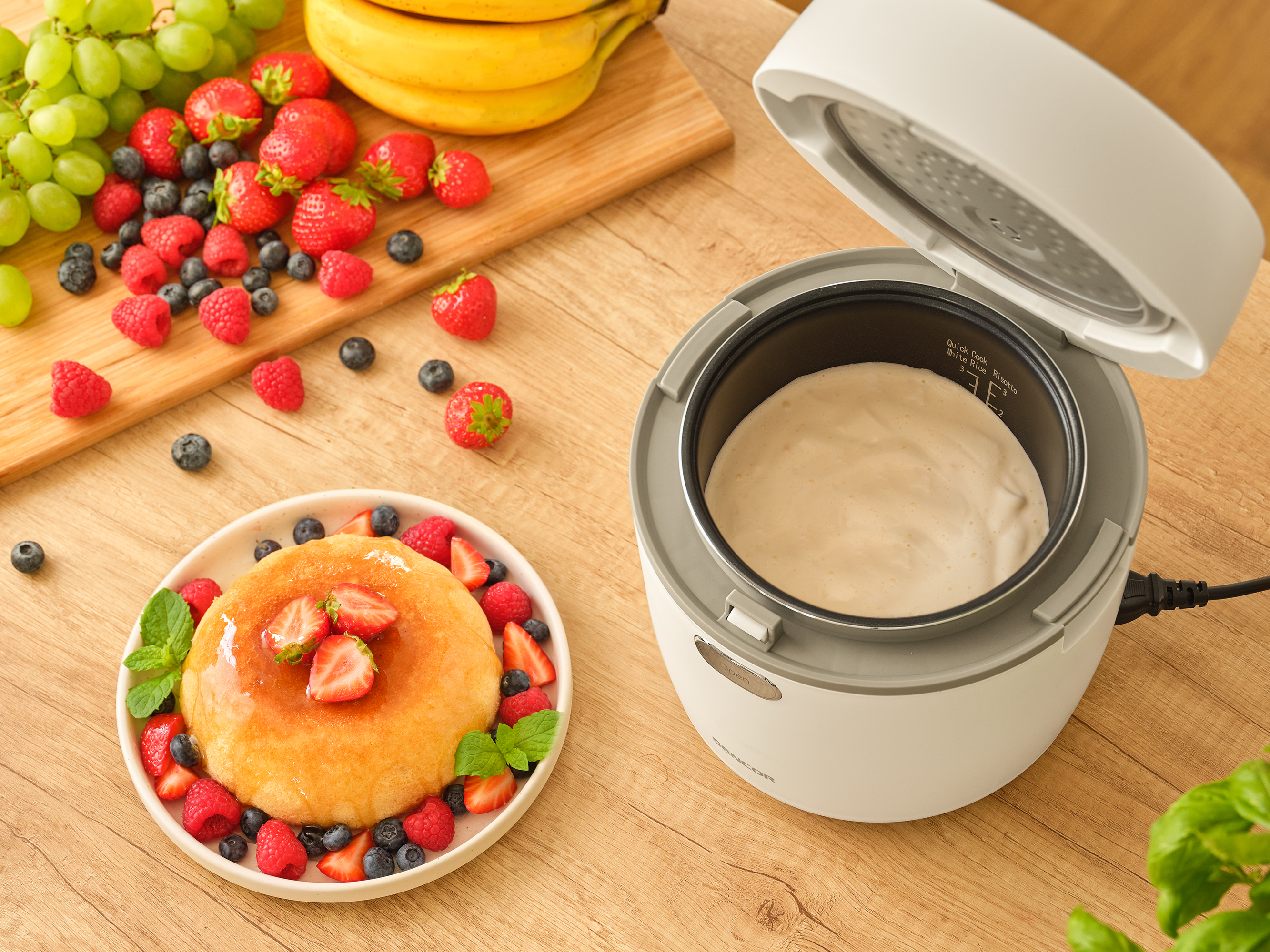 Sencor ryžovar low carb s naparovacím košíkom SRM 0670WH