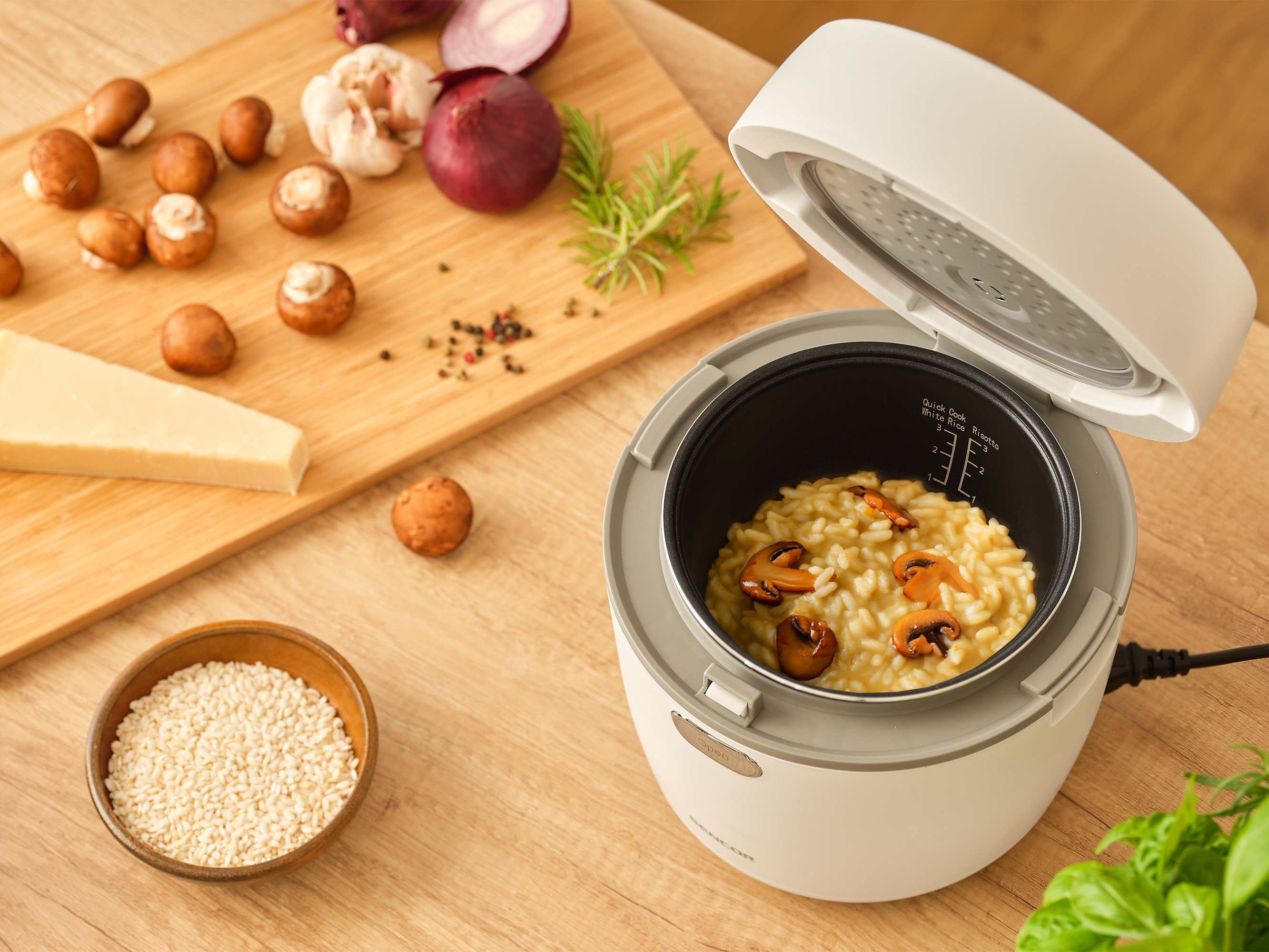 Sencor SRM 0670WH low carb rizsfőzőgép párolókosárral
