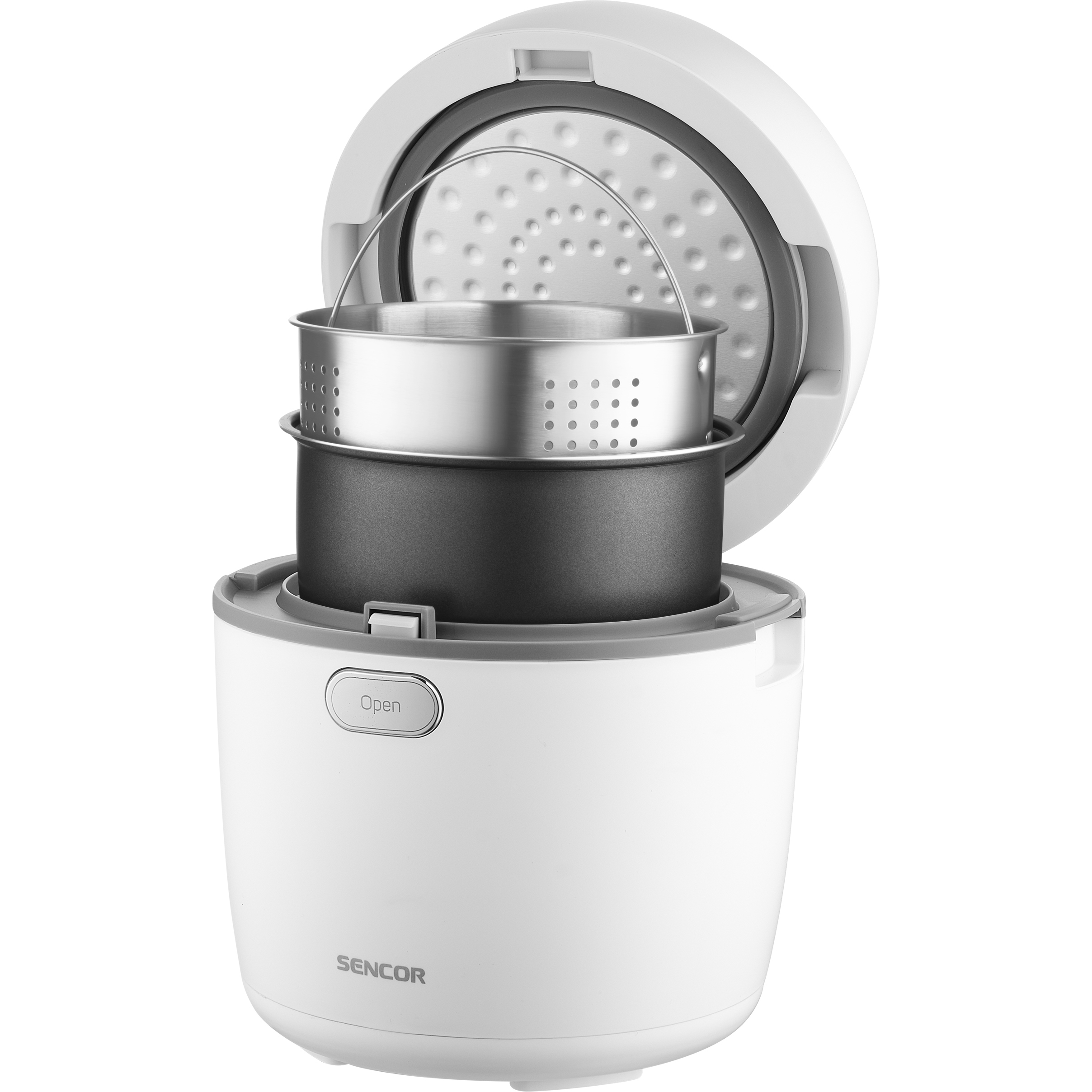 Sencor ryżowar low carb z koszykiem do gotowania na parze SRM 0670WH