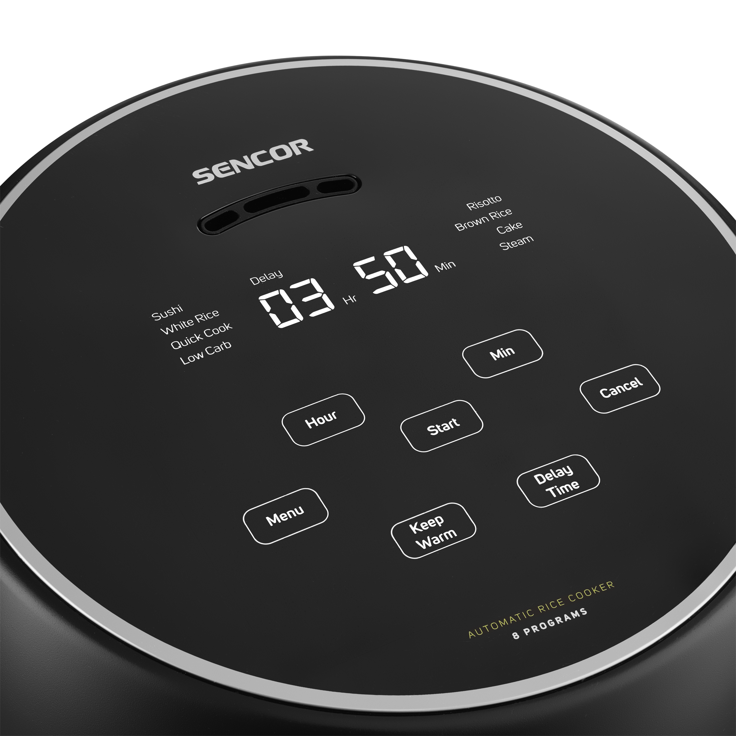 Sencor rýžovar low carb s napařovacím košíkem SRM 0671BK