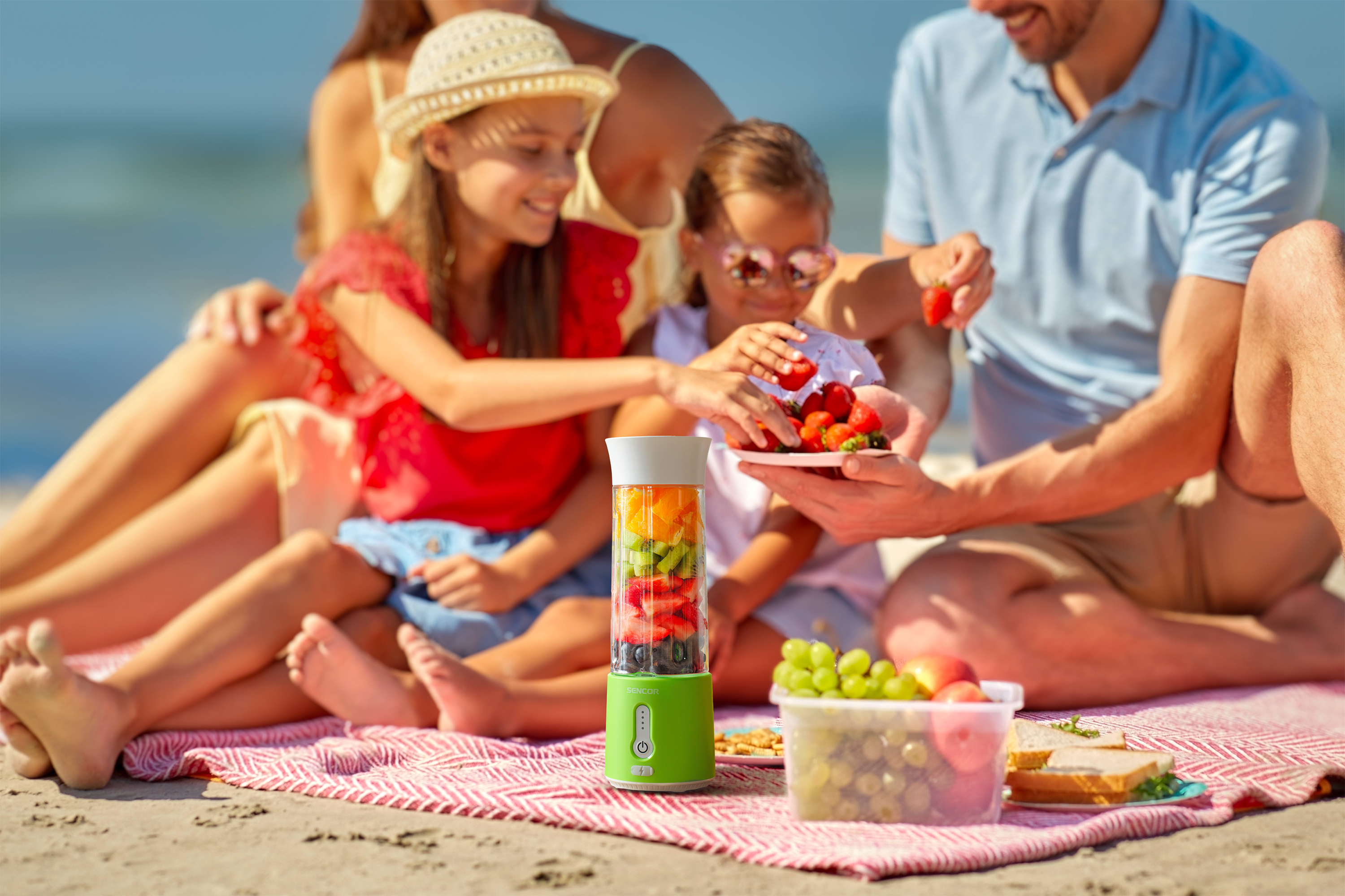 Sencor blender do smoothie z zasilaniem akumulatorowym SBL 131GR