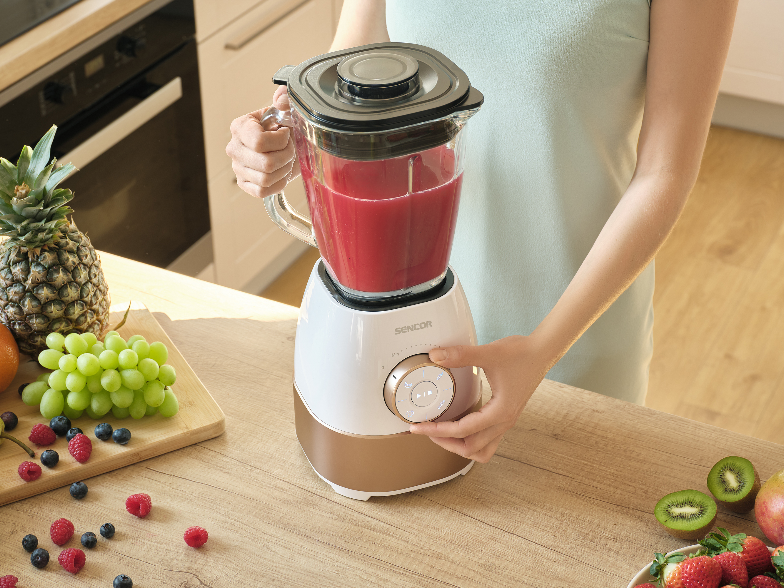 Sencor blender kielichowy ze szklanym kielichem 1,5 l SBL 5870GD