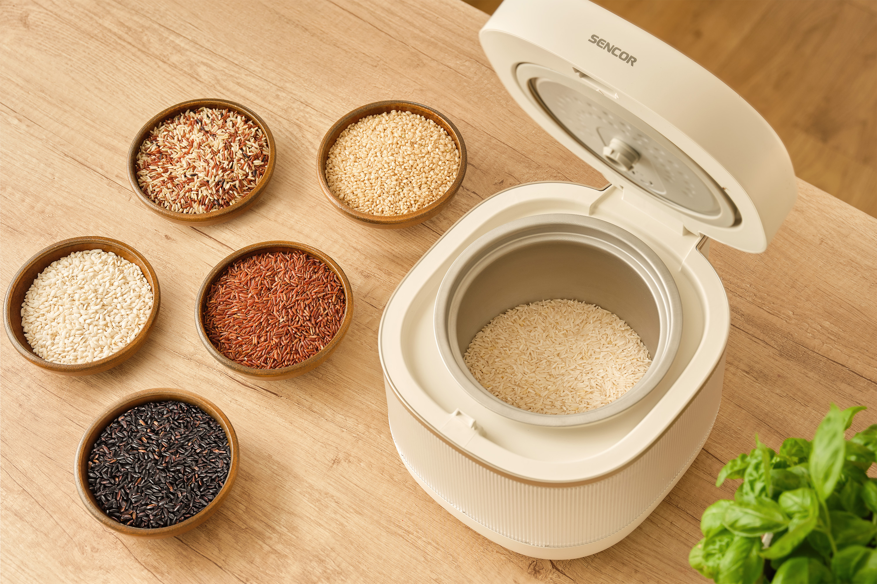 Sencor SRM 2000WH multifunkciós rizsfőző low carb funkcióval