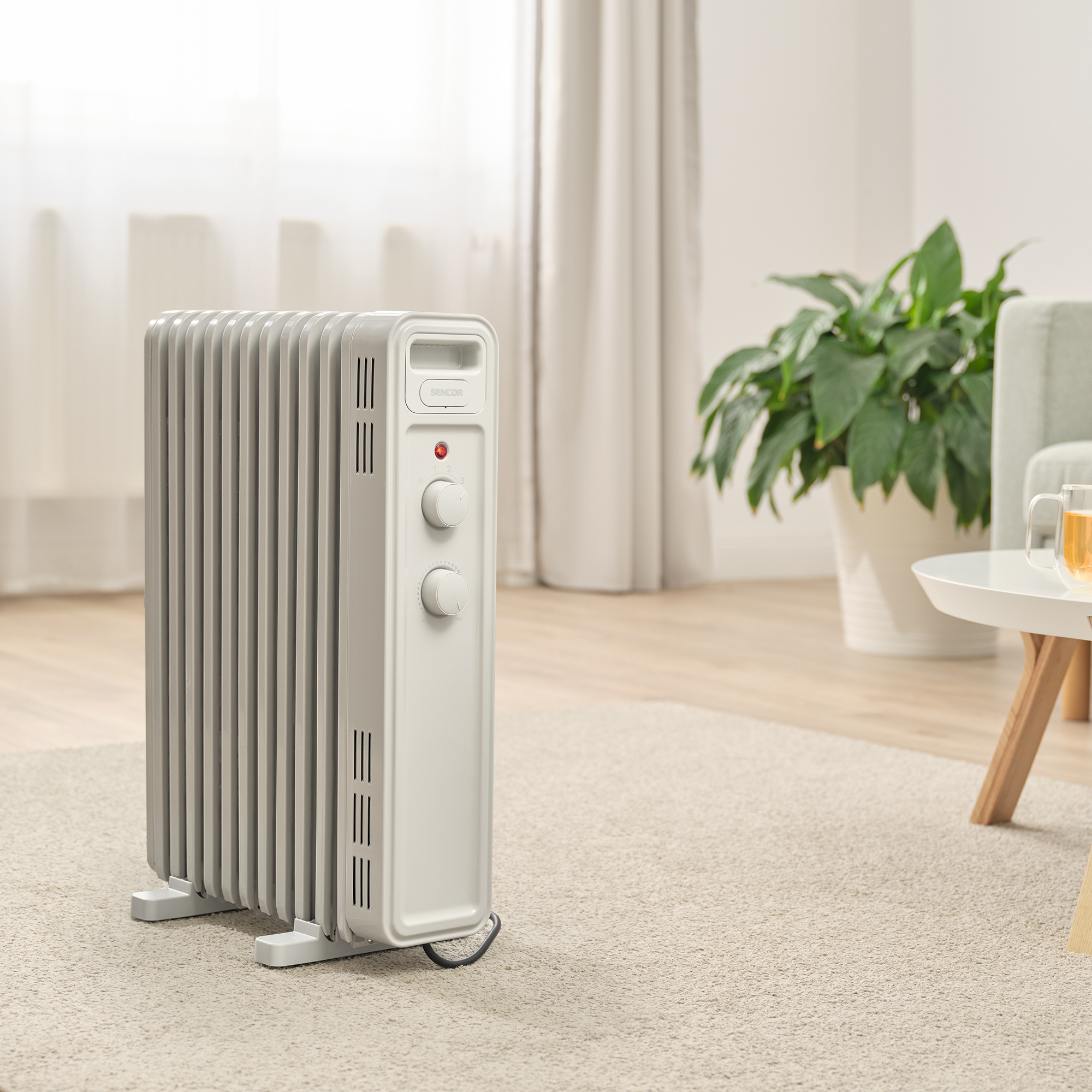 Sencor SOH 3411WH oil-filled radiator