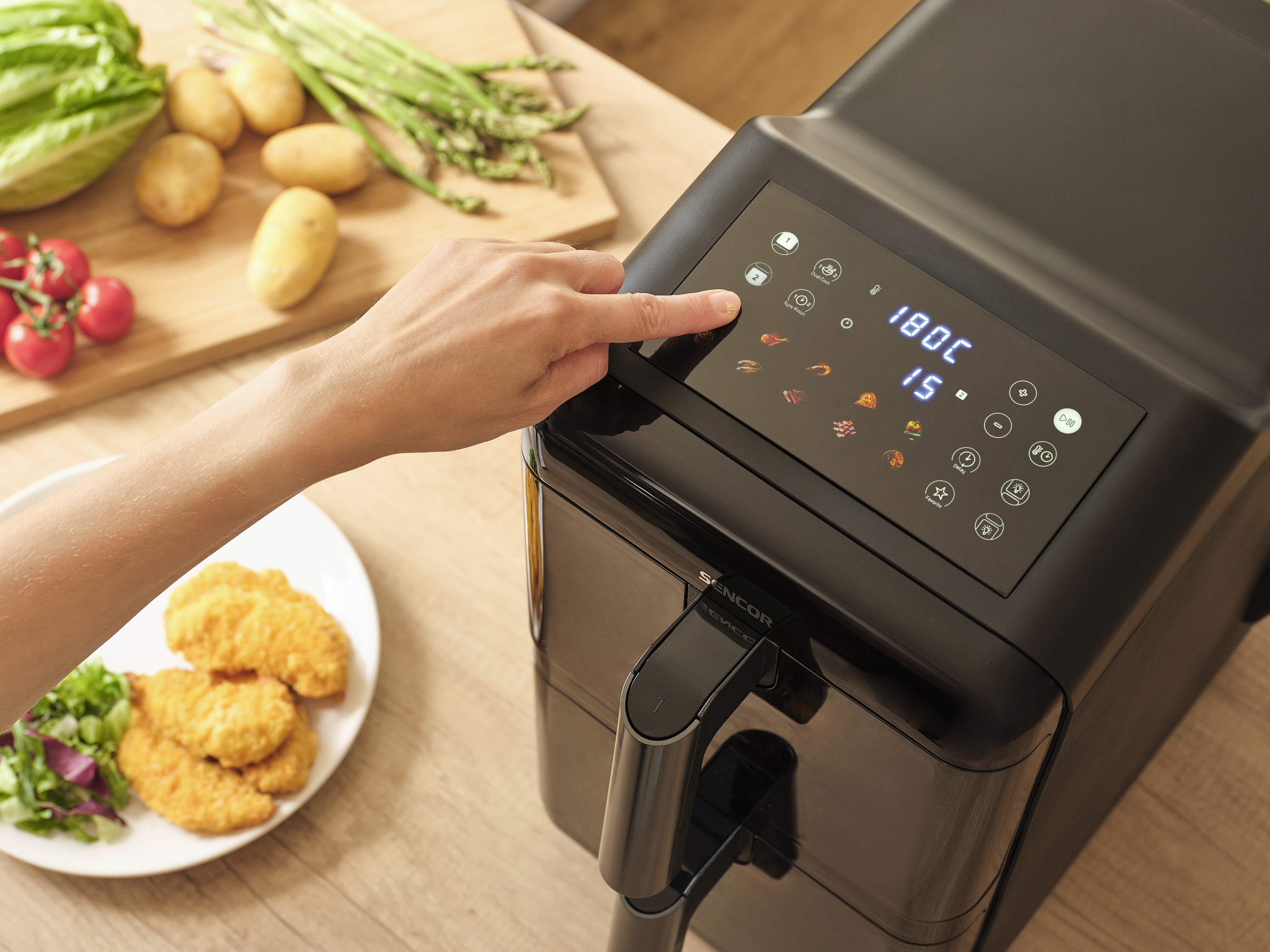 Sencor fritéza s horúcim vzduchom SFR 1250BK