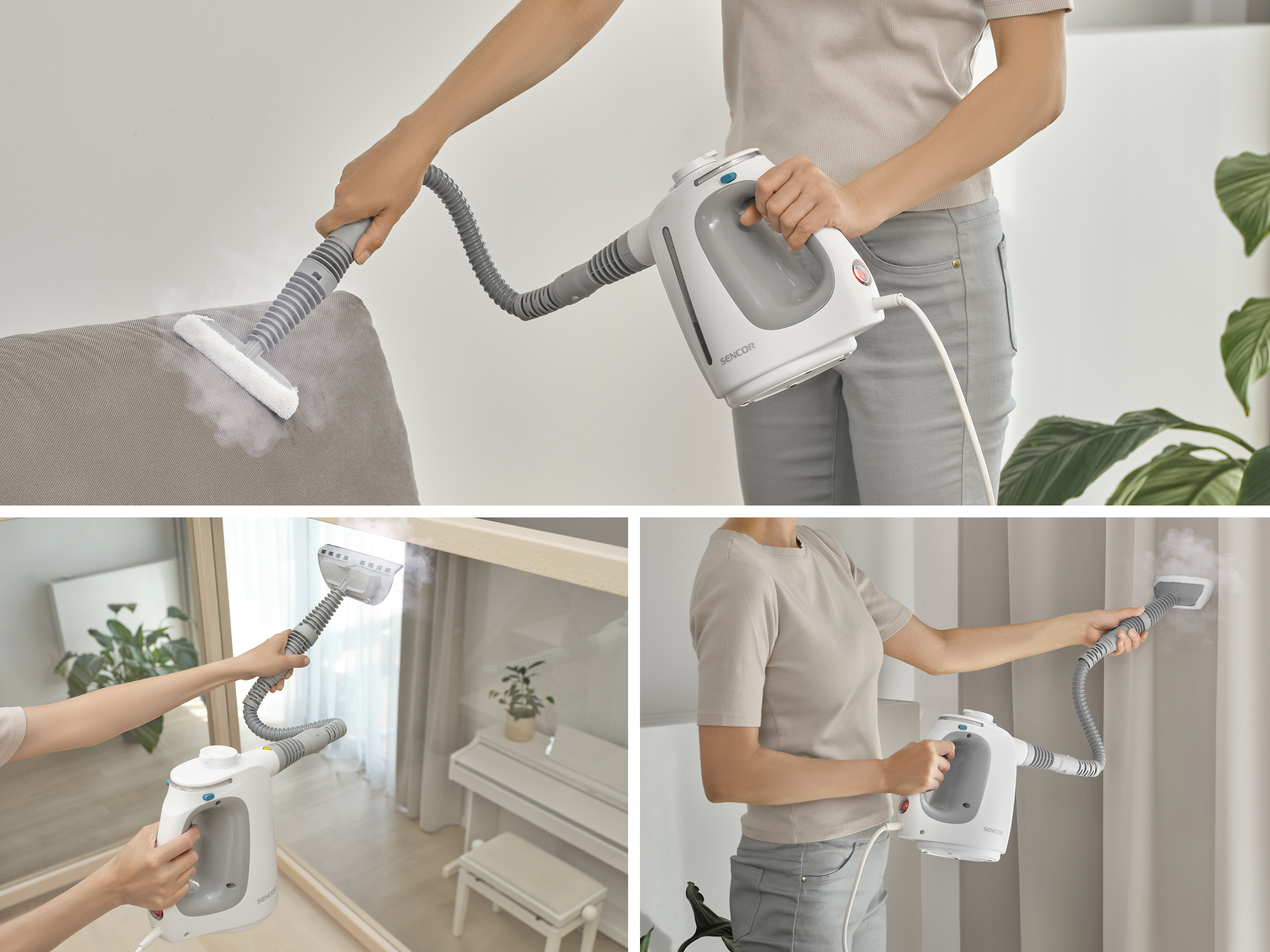 Sencor parný čistič SSC 3510WH AQUINO