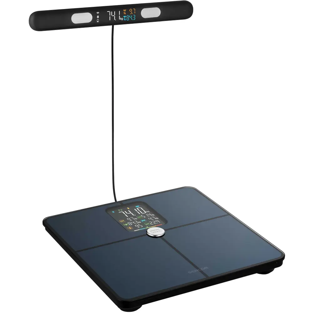 Sencor SBS 9102BK bluetooth-os testelemző mérleg testösszetétel-analízissel