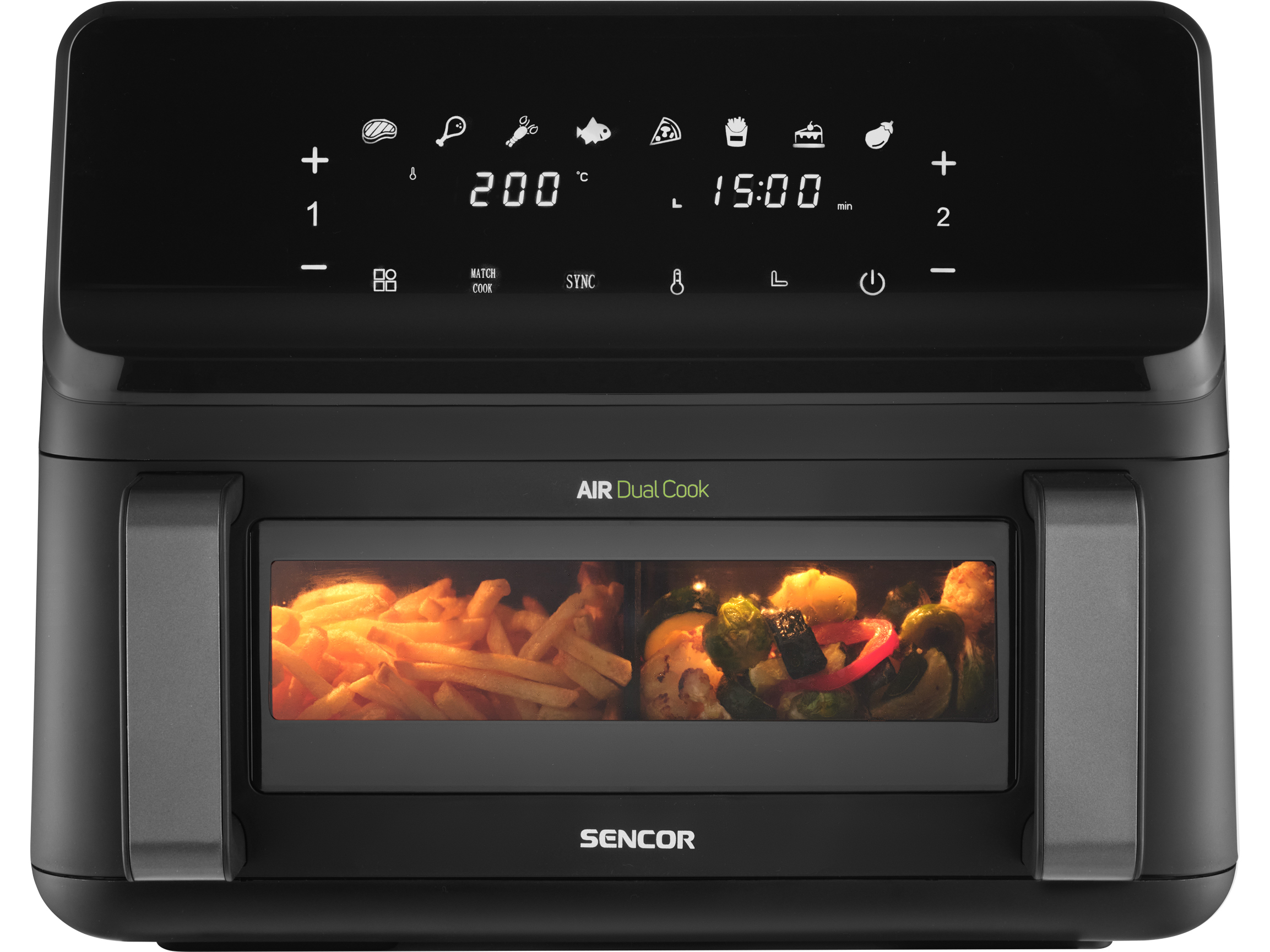Sencor SFR 9650BK dual-zone air fryer