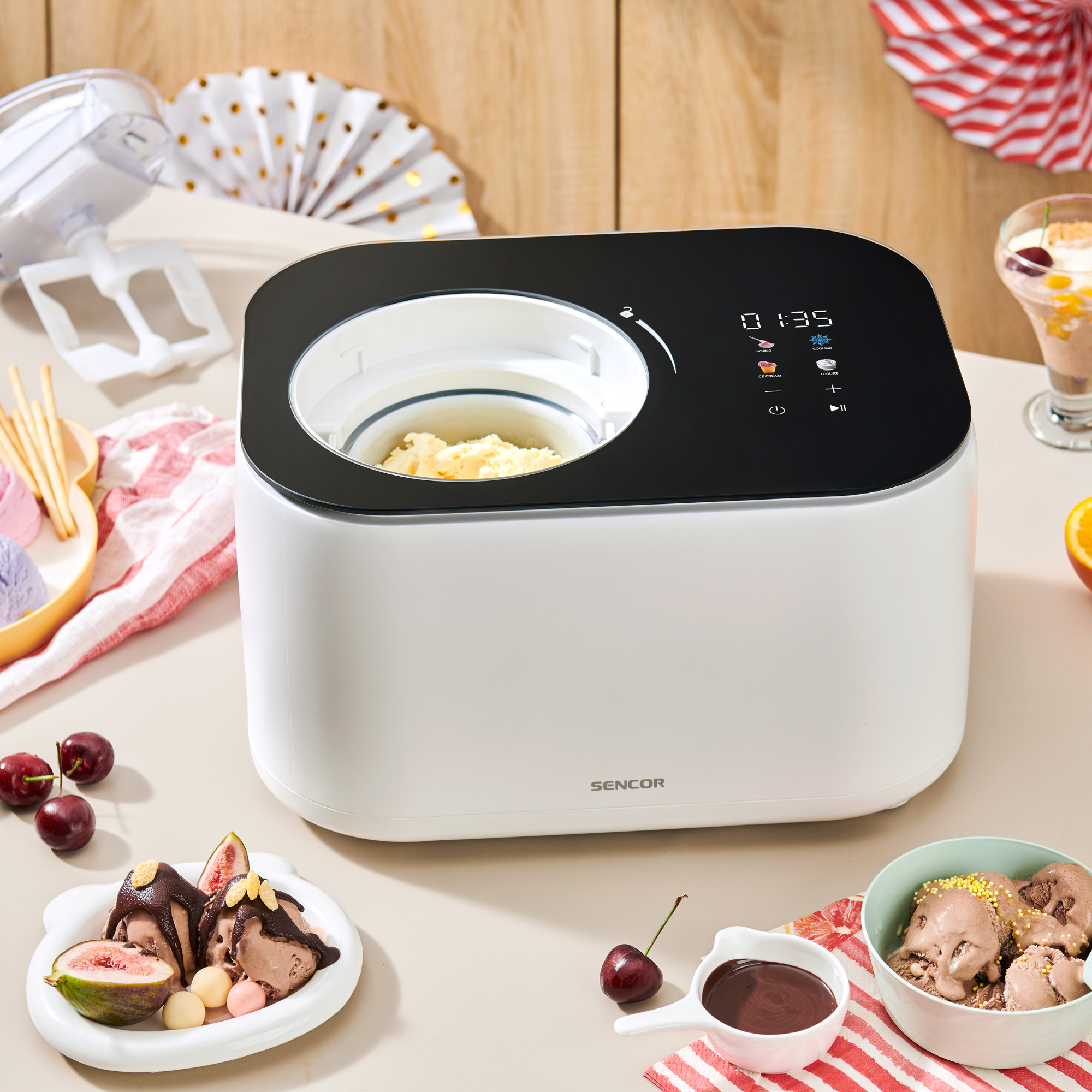 Sencor výrobník zmrzliny SIC 3000WH
