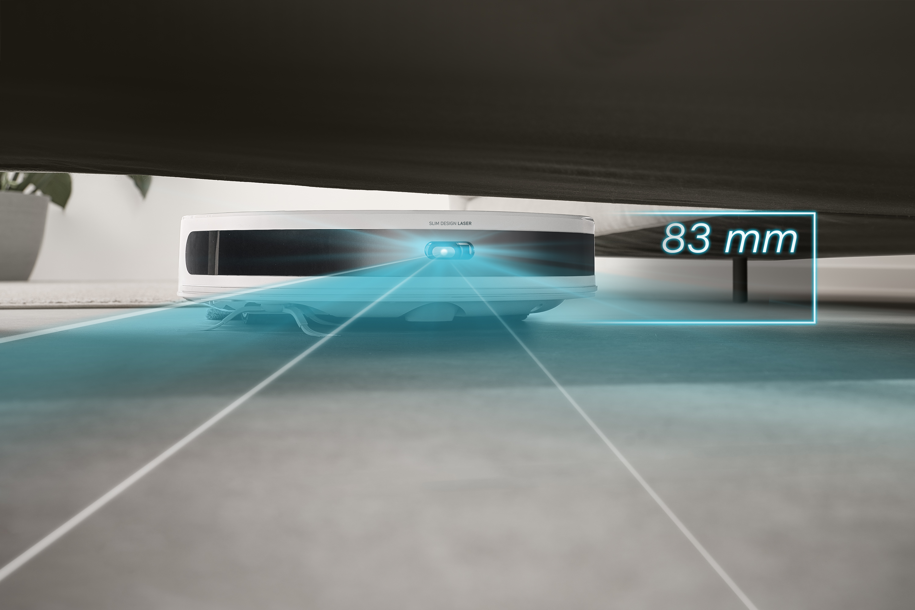 Sencor SRV 7485WH robotporszívó felmosóval és porgyűjtő állomással