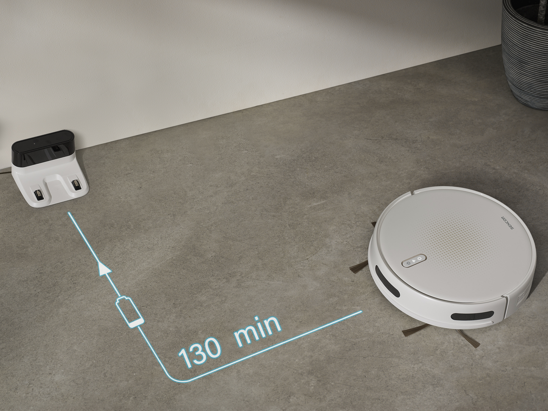 Sencor SRV 4150WH robotporszívó