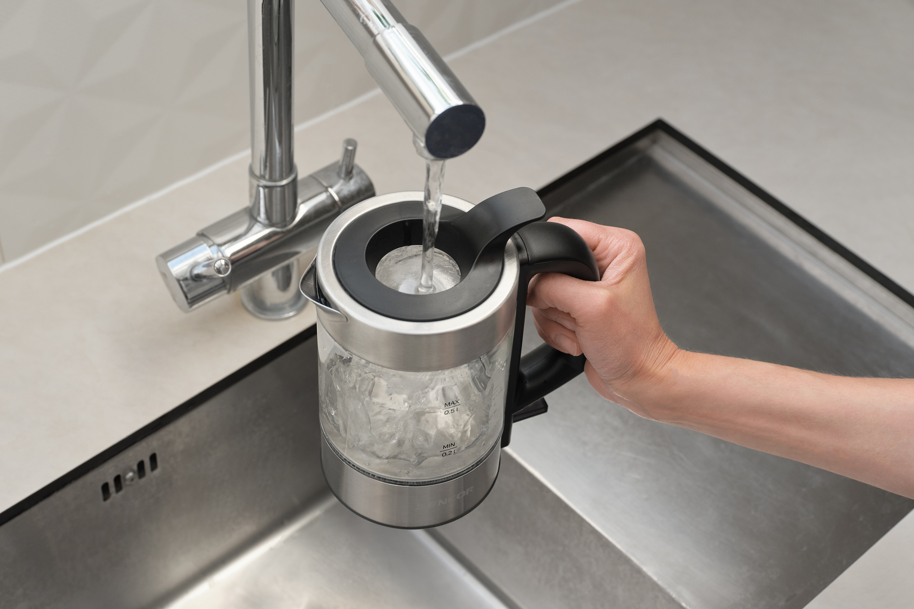 Sencor SWK 160SS travel kettle
