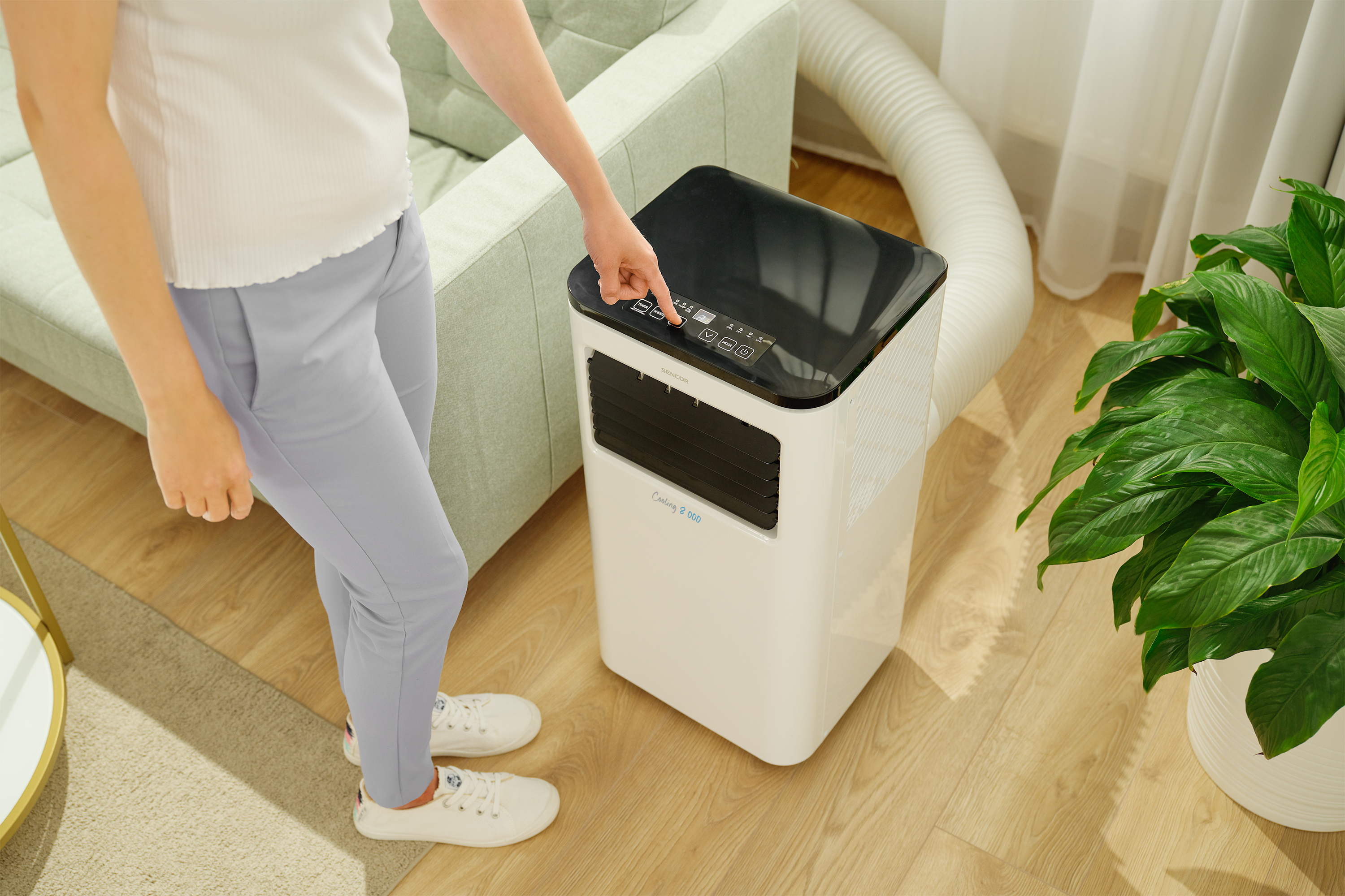 Sencor klimatyzator przenośny ze sterowaniem wi-fi SAC MT8048C