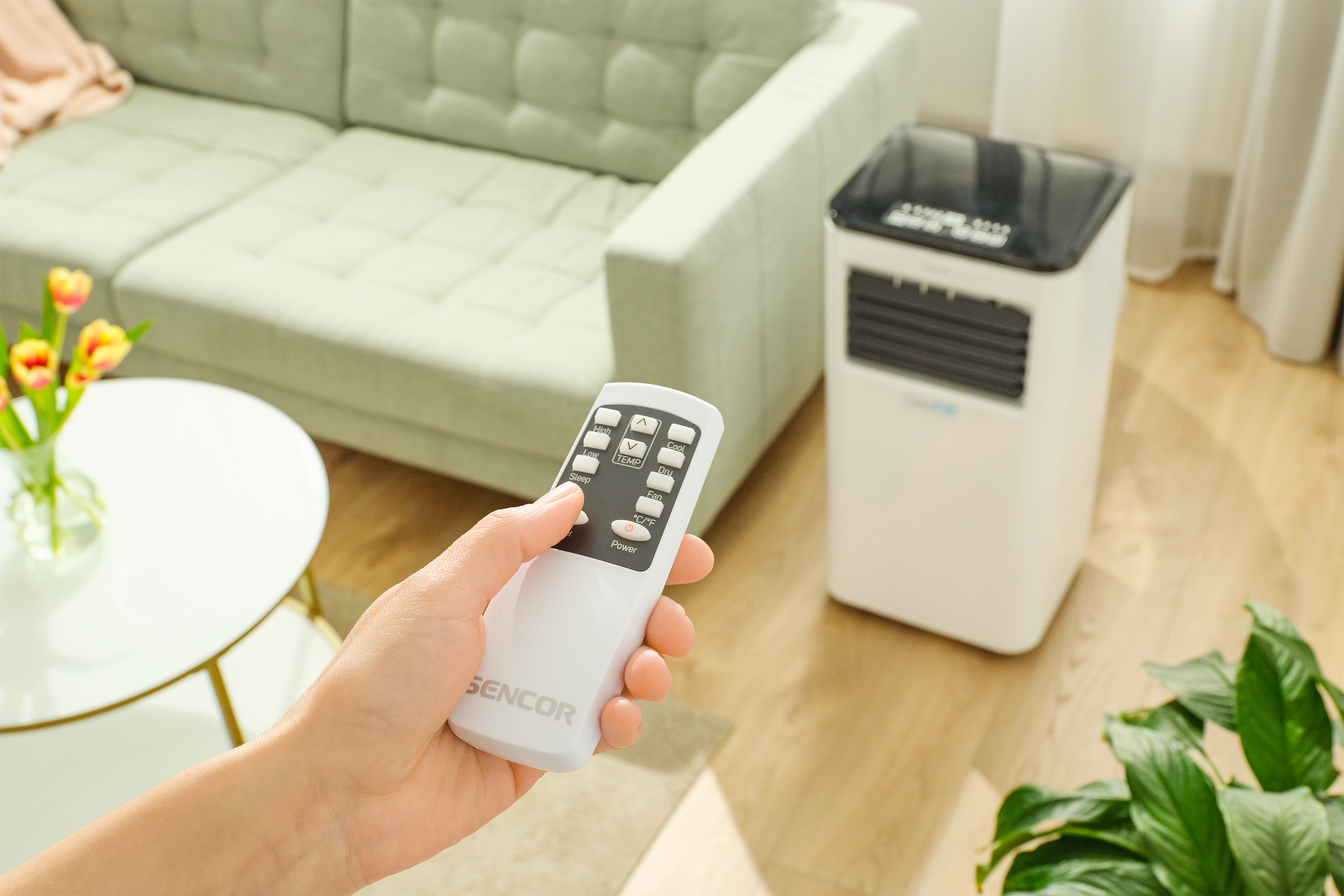 Sencor klimatyzator przenośny ze sterowaniem wi-fi SAC MT8048C