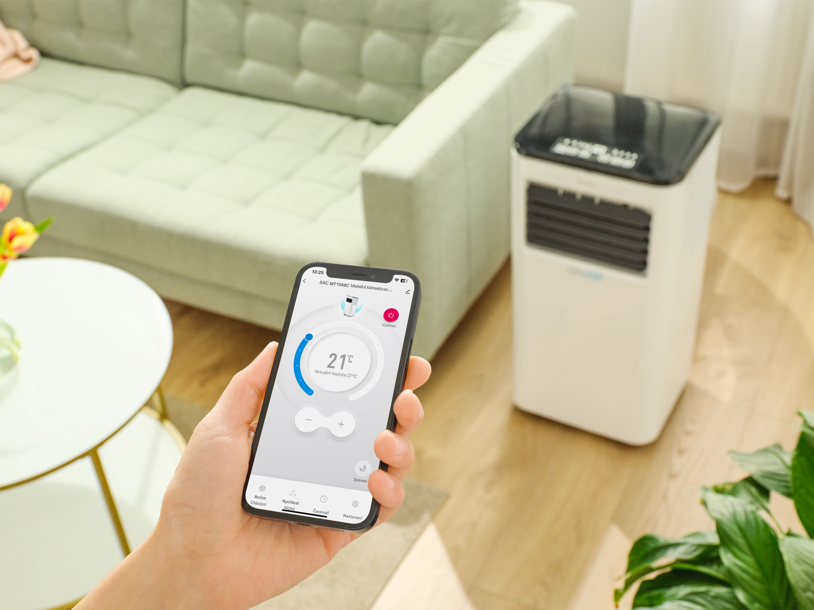 Sencor klimatyzator przenośny ze sterowaniem wi-fi SAC MT1048C