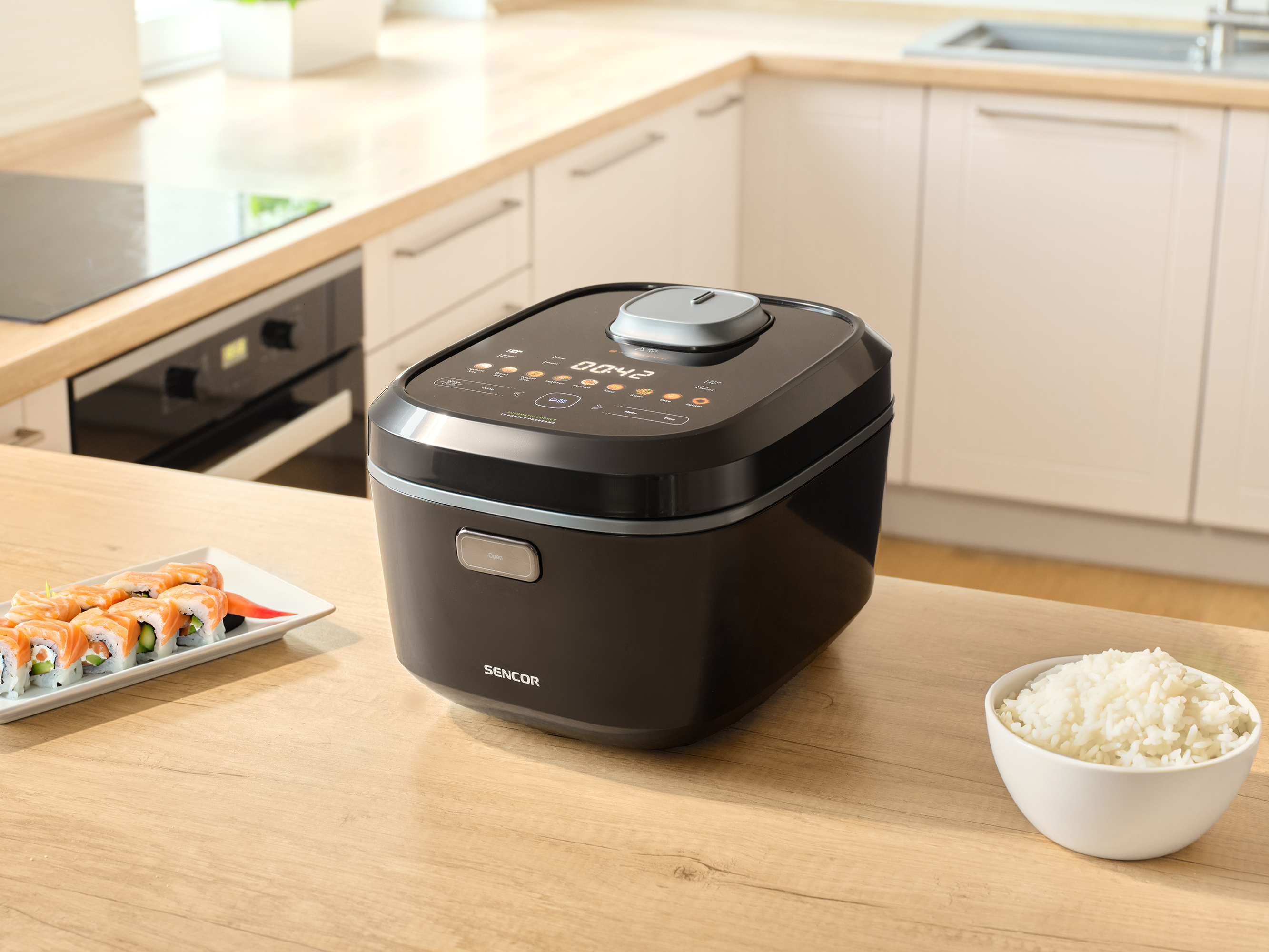 Sencor SRM 3900BK multifunkciós indukciós rizsfőző