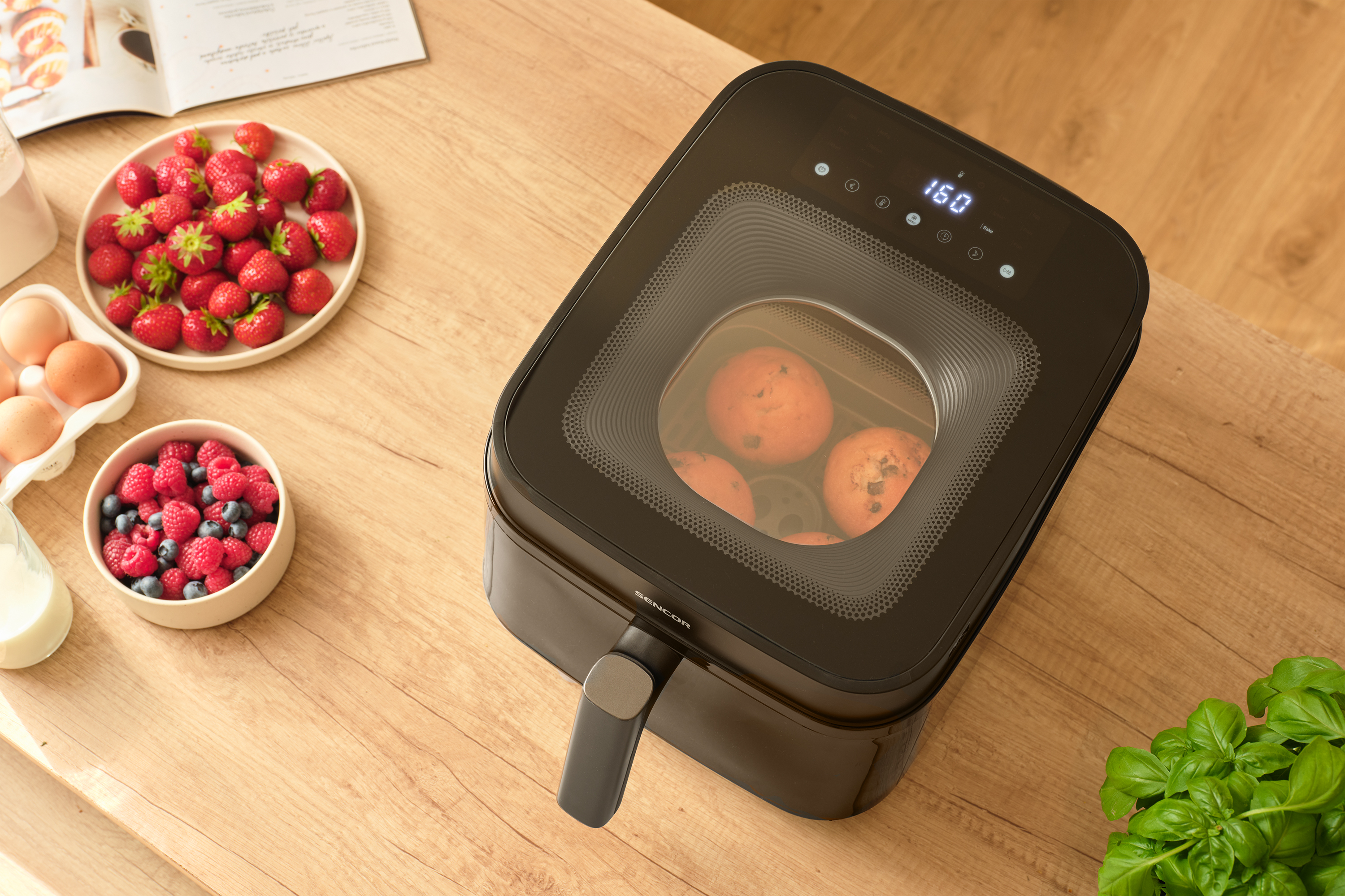 Sencor SFR 6900BK forrólevegős fritőz
