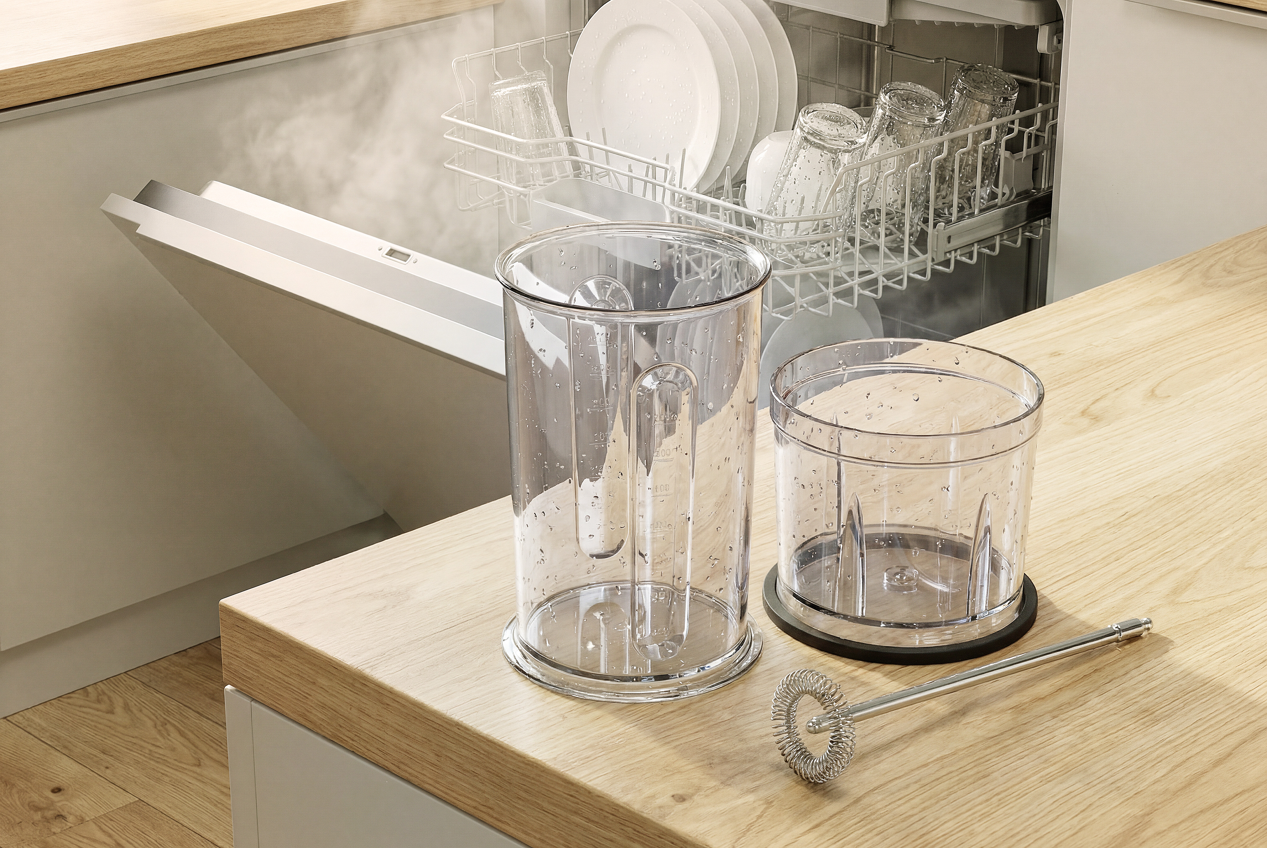 Sencor blender ręczny 4 w 1 z ostrzami ze stali nierdzewnej SHB 5610RS SOPHIA