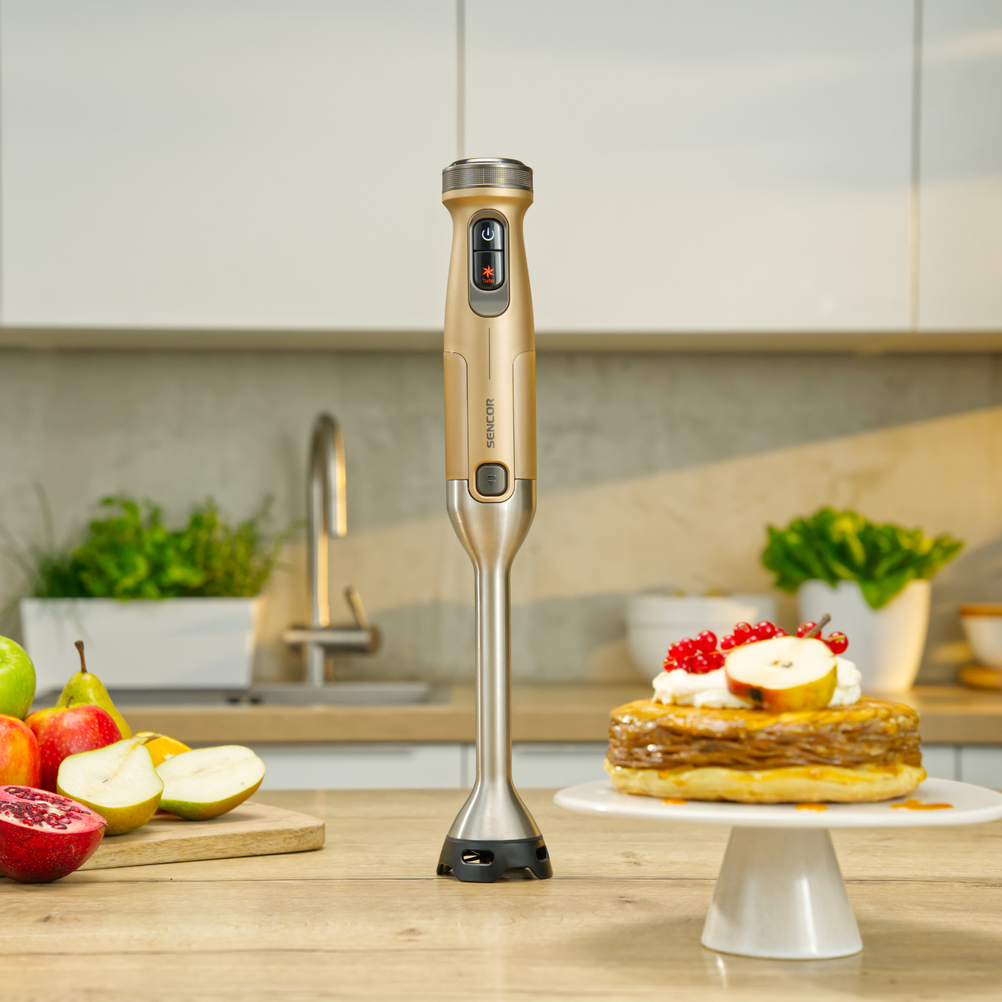 Sencor blender ręczny 4 w 1 z ostrzami ze stali nierdzewnej SHB 5610RS SOPHIA