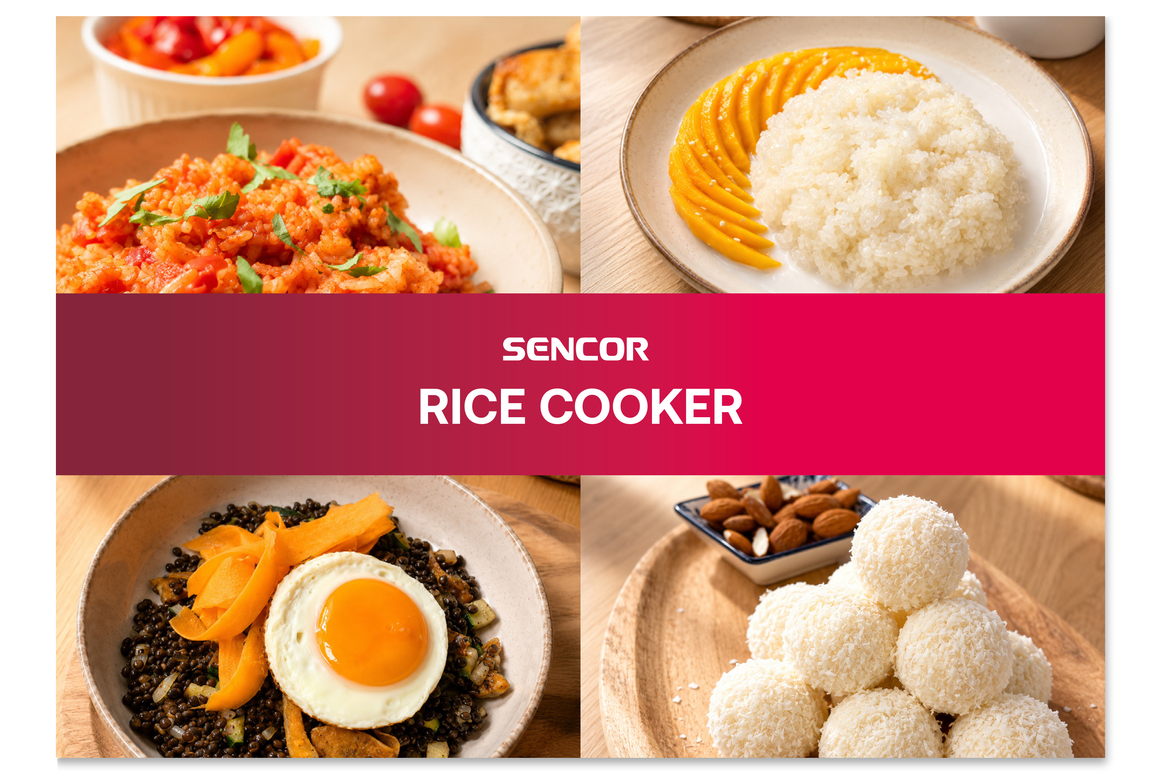 Sencor rýžovar SRM 1600WH, Virtuálna kuchárka