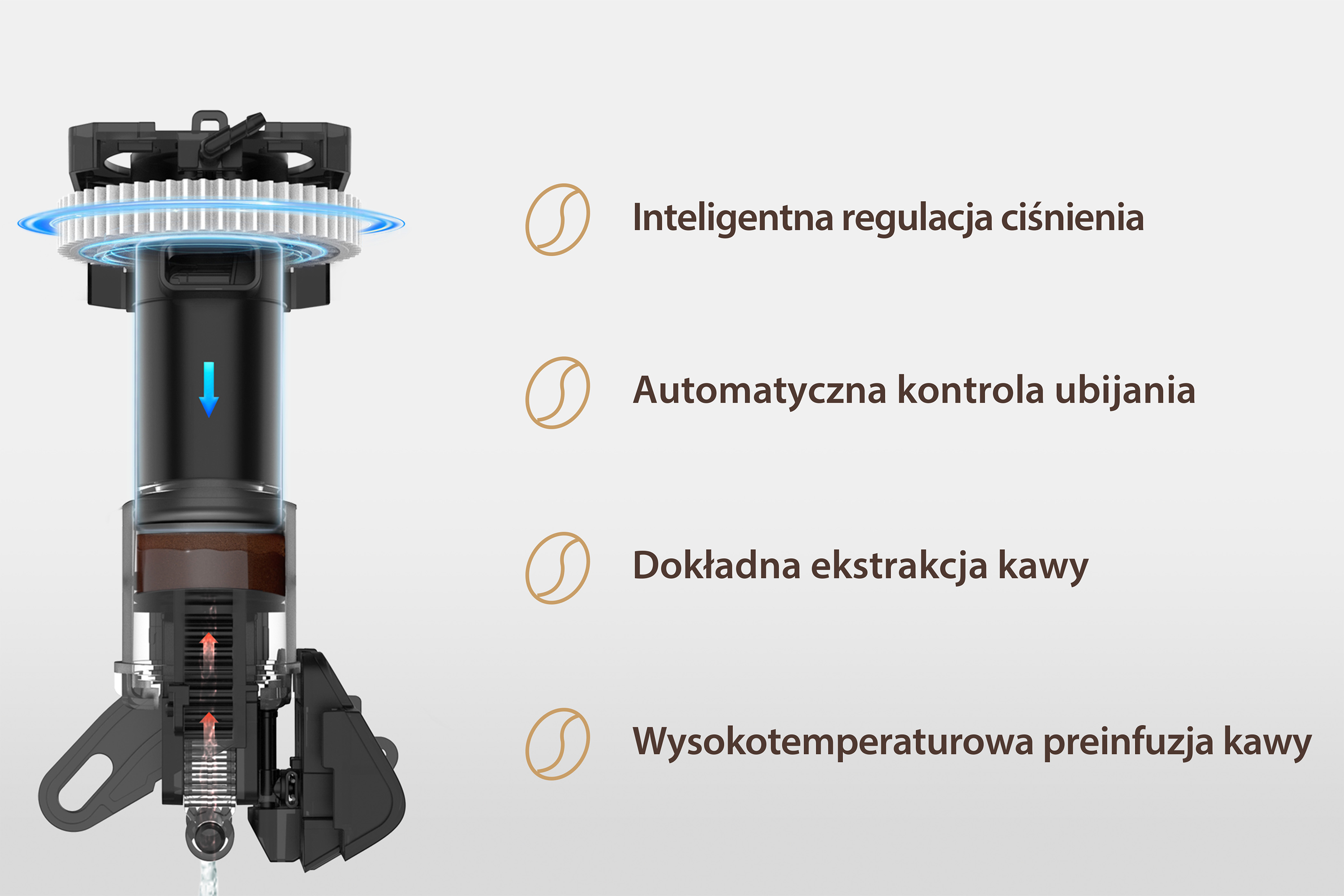 Sencor automatyczny ciśnieniowy ekspres do kawy SES 9400BK ENZO